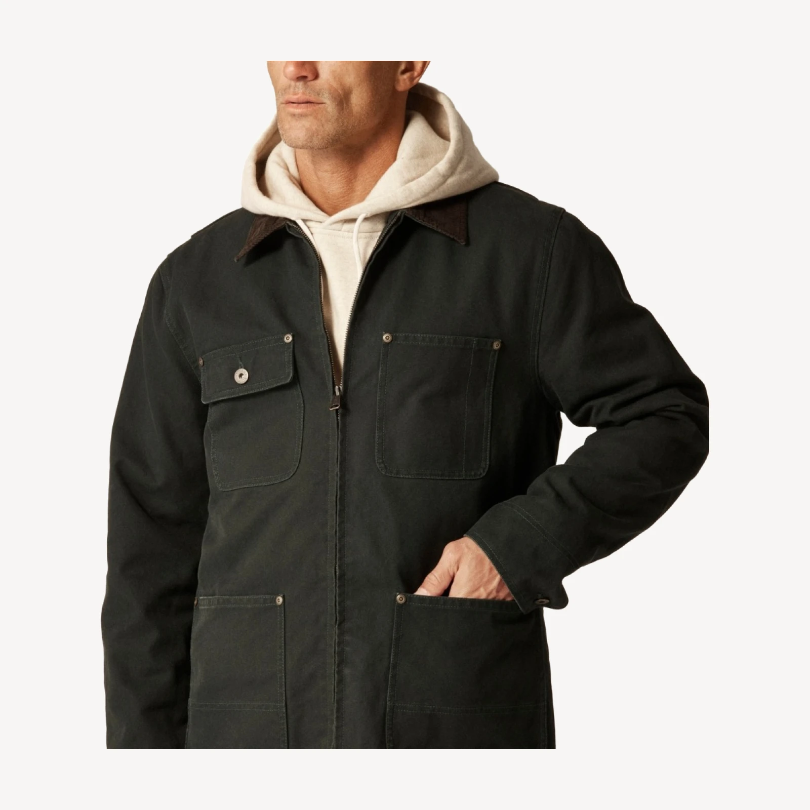 Wallace & Barnes duck canvas utility jacket