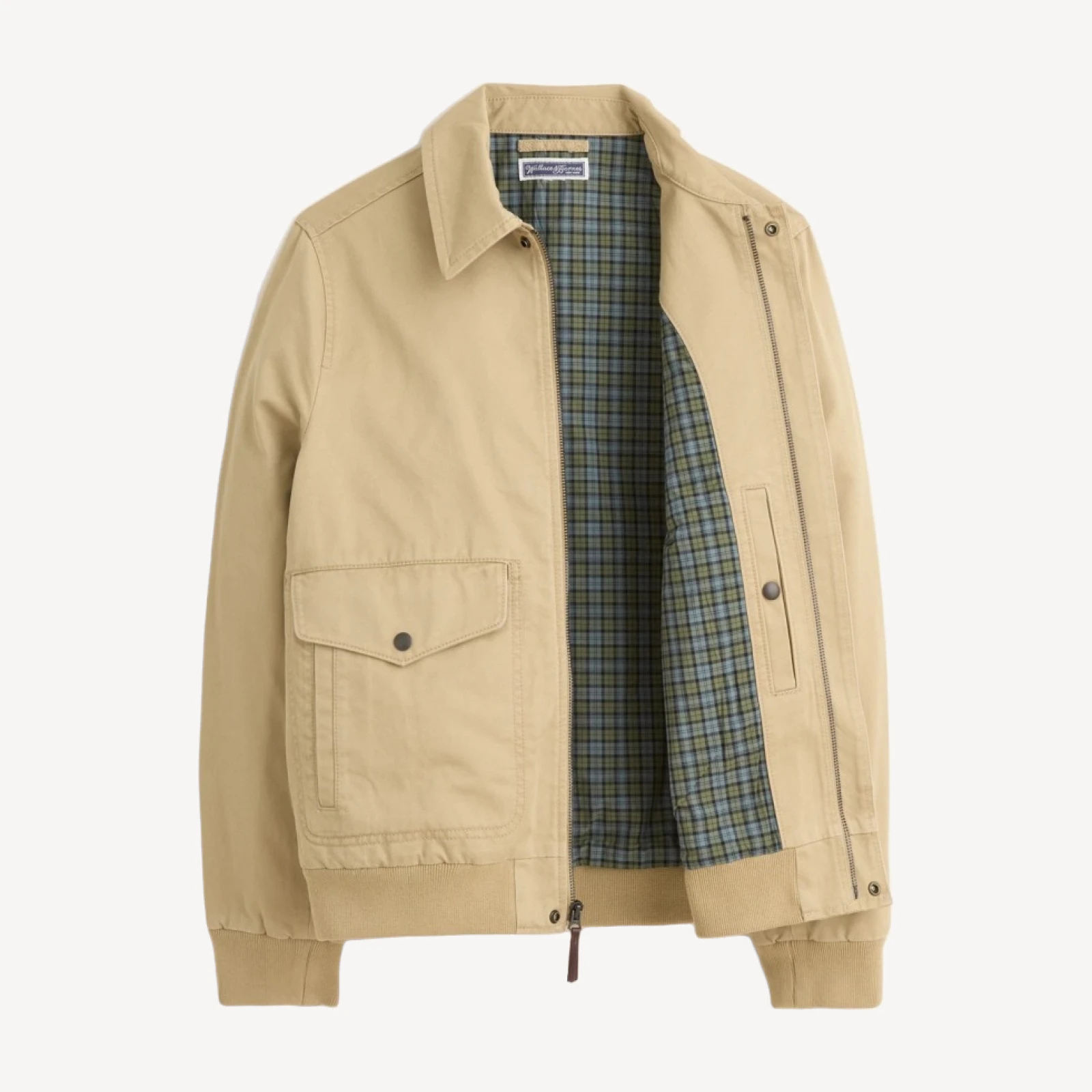 Wallace & Barnes flight jacket in cotton chino