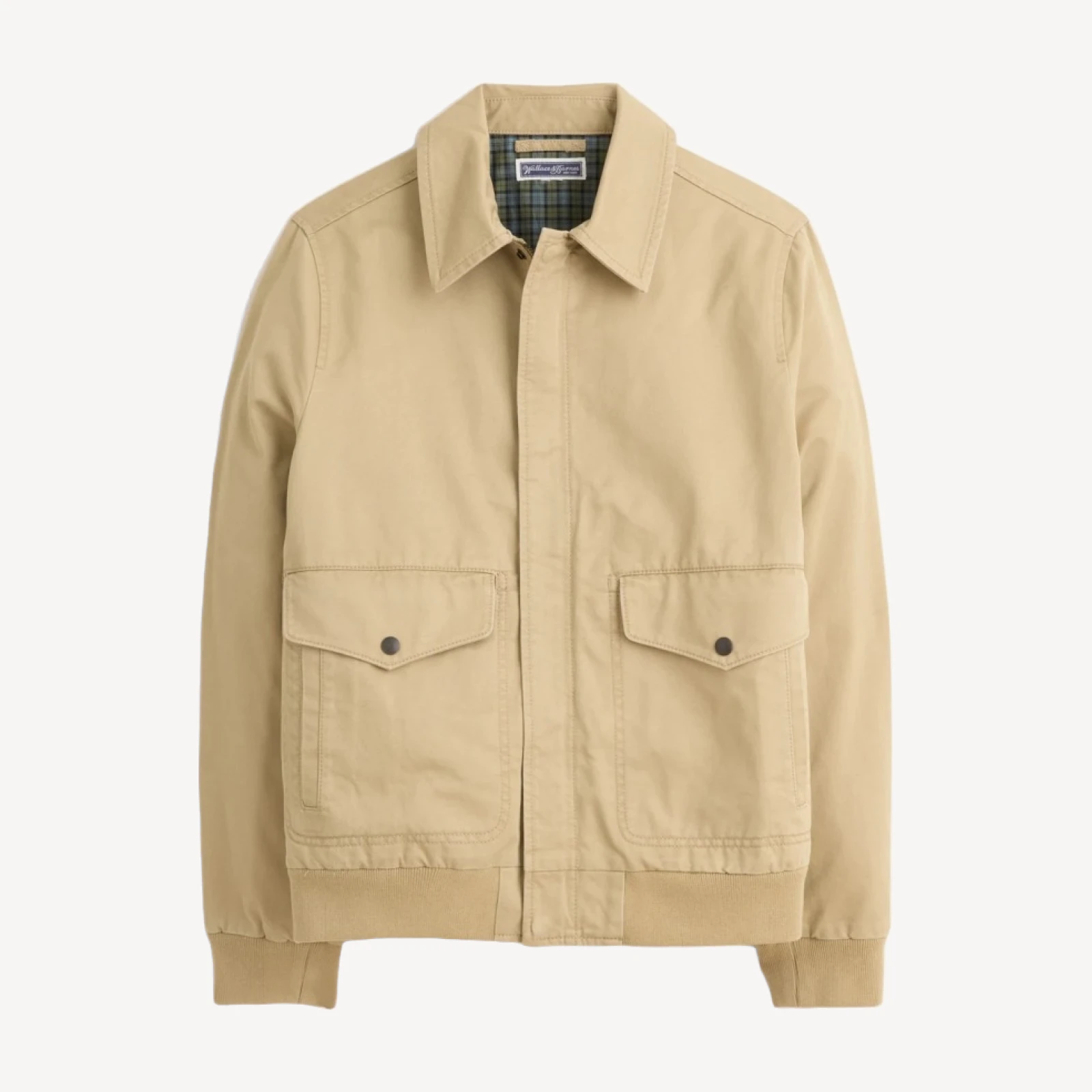 Wallace & Barnes flight jacket in cotton chino