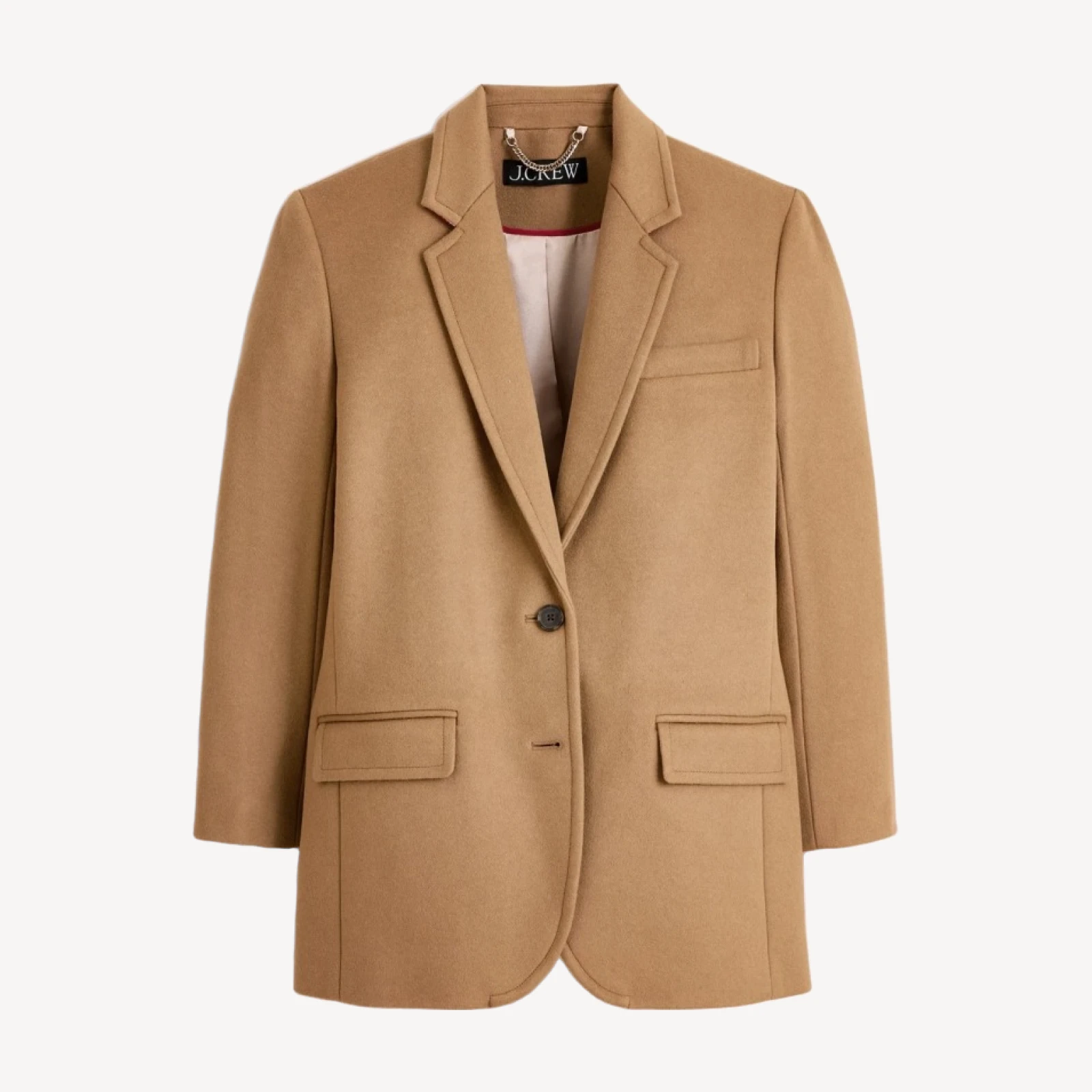Gamine blazer-coat in wool blend