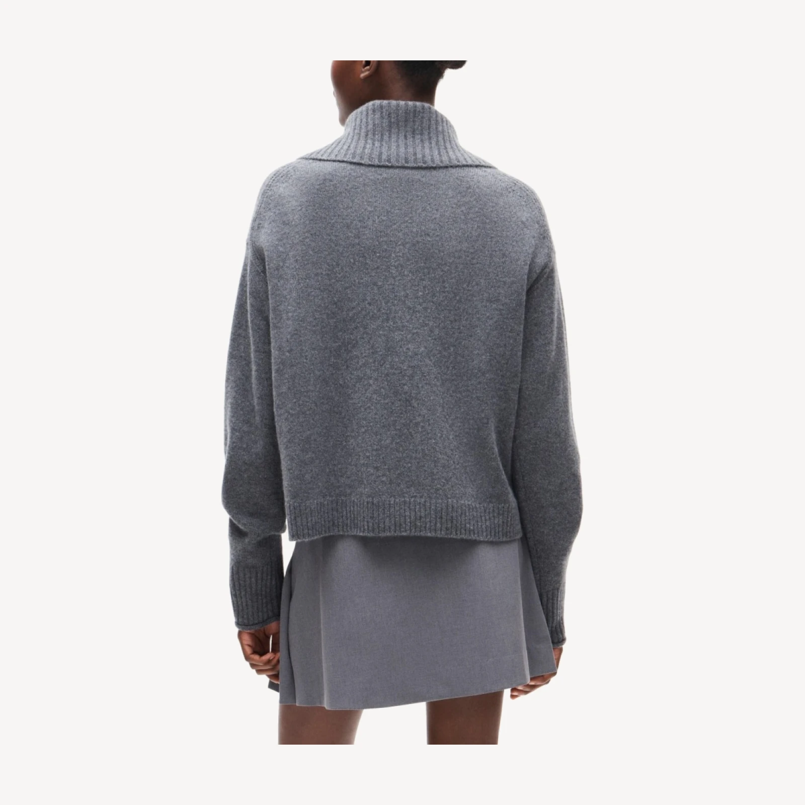 Cashmere quarter-zip sweater