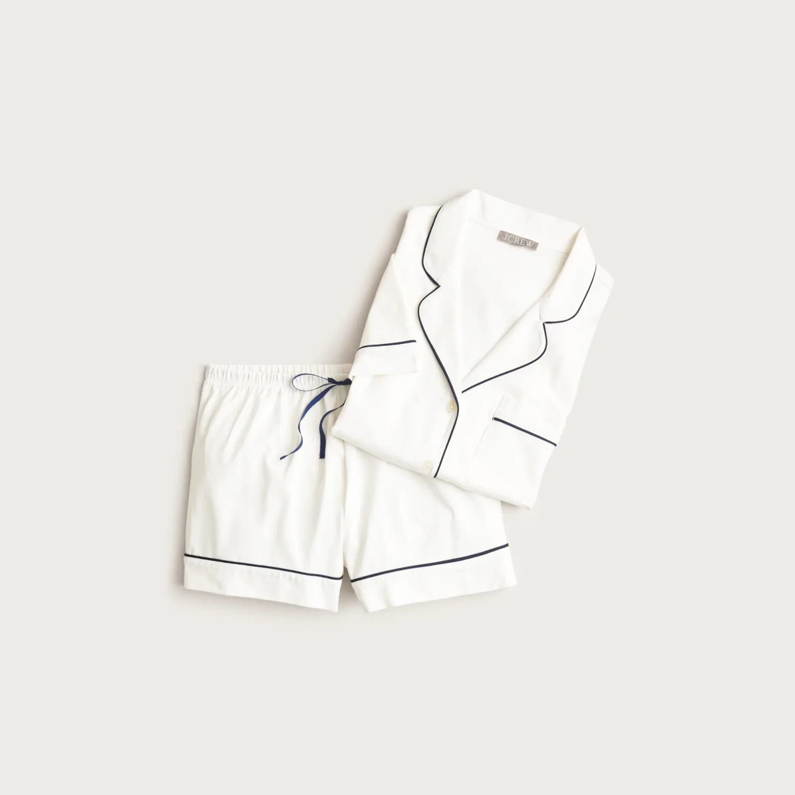 Dreamy cotton-blend pajama short set