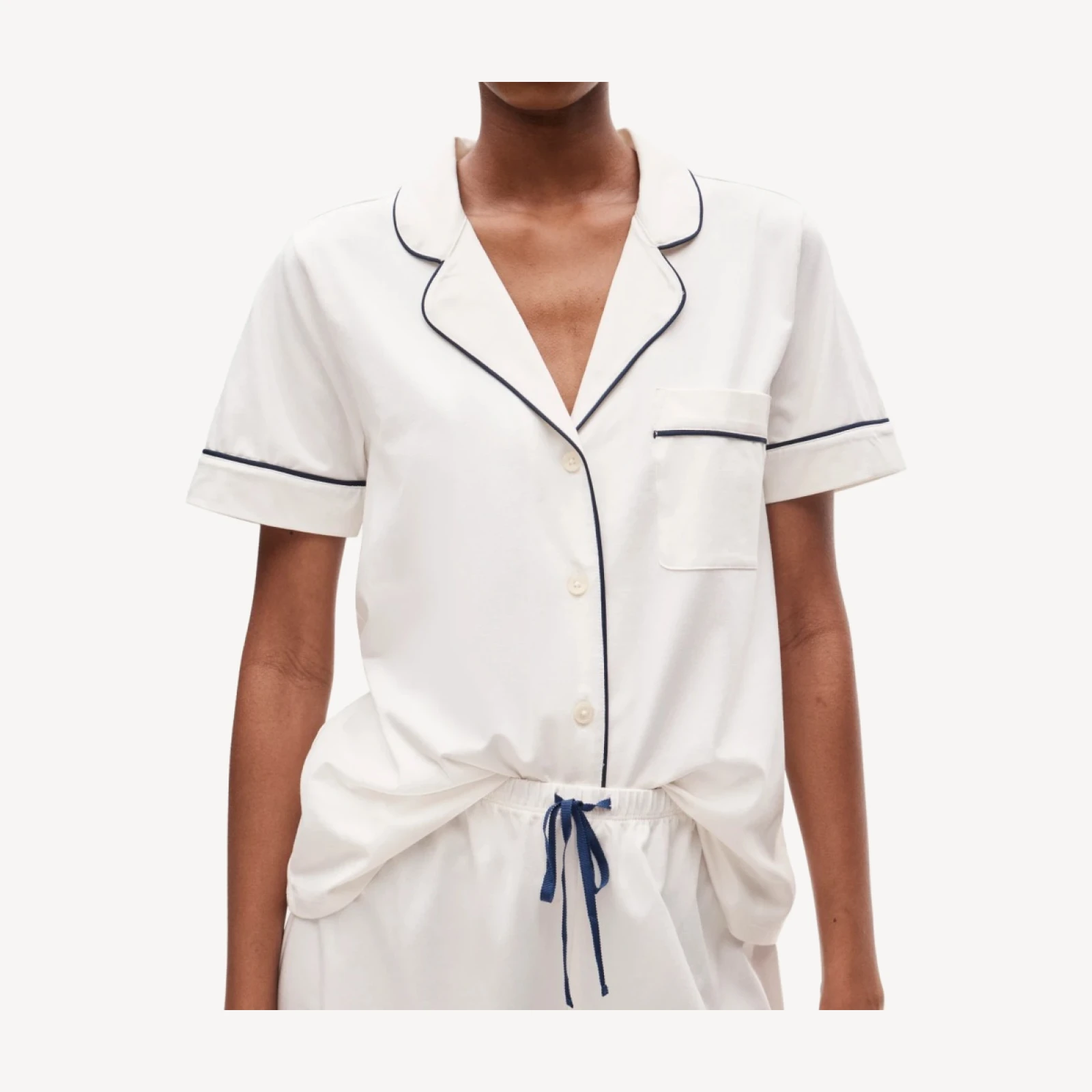 Dreamy cotton-blend pajama short set