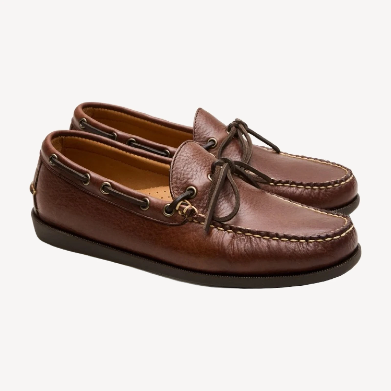 Lake shoes in leather