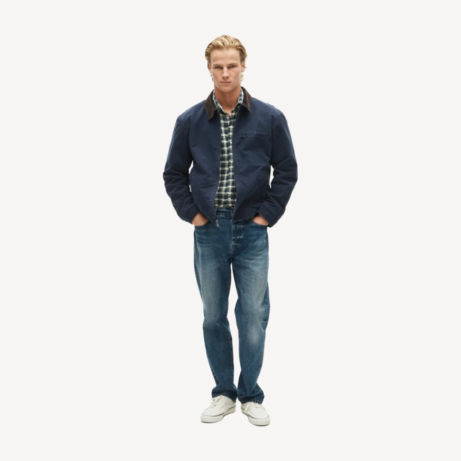 Wallace & Barnes lined canvas work jacket