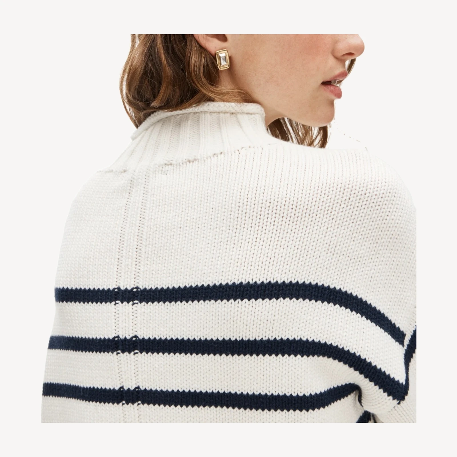 2025 Rollneck™ sweater in stripe