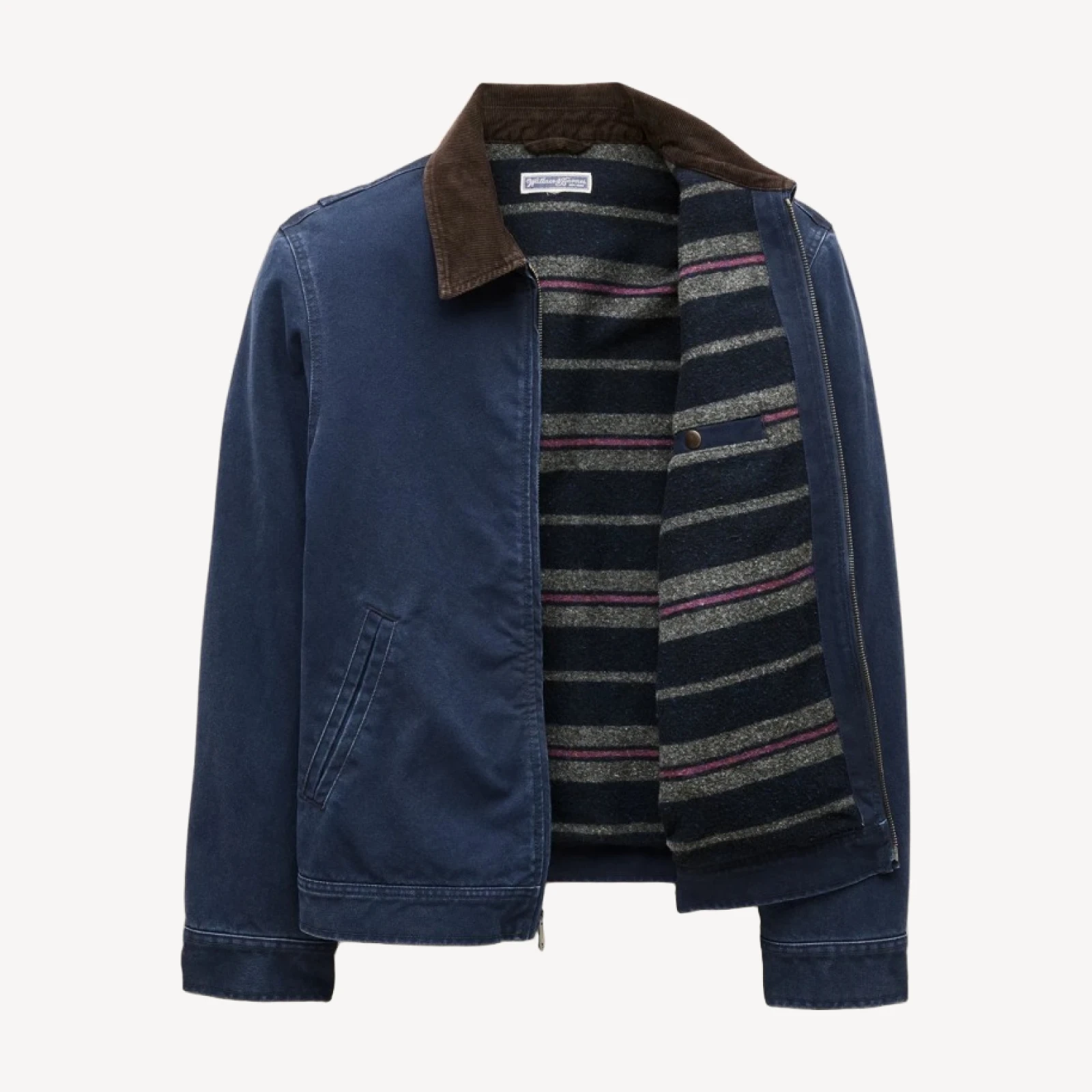 Wallace & Barnes lined canvas work jacket