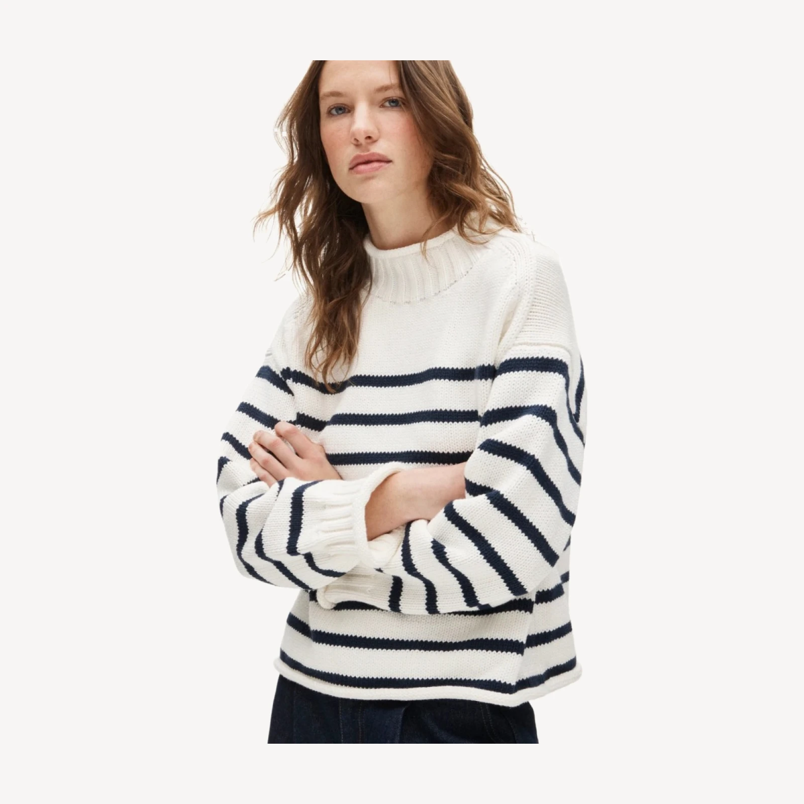 2025 Rollneck™ sweater in stripe