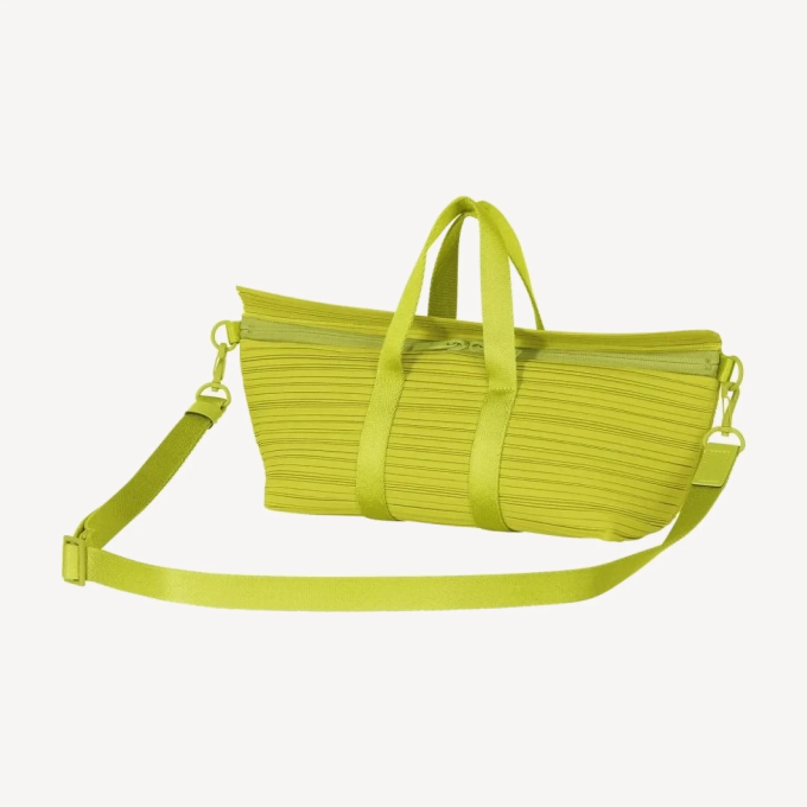 PLEATS BOSTON BAG