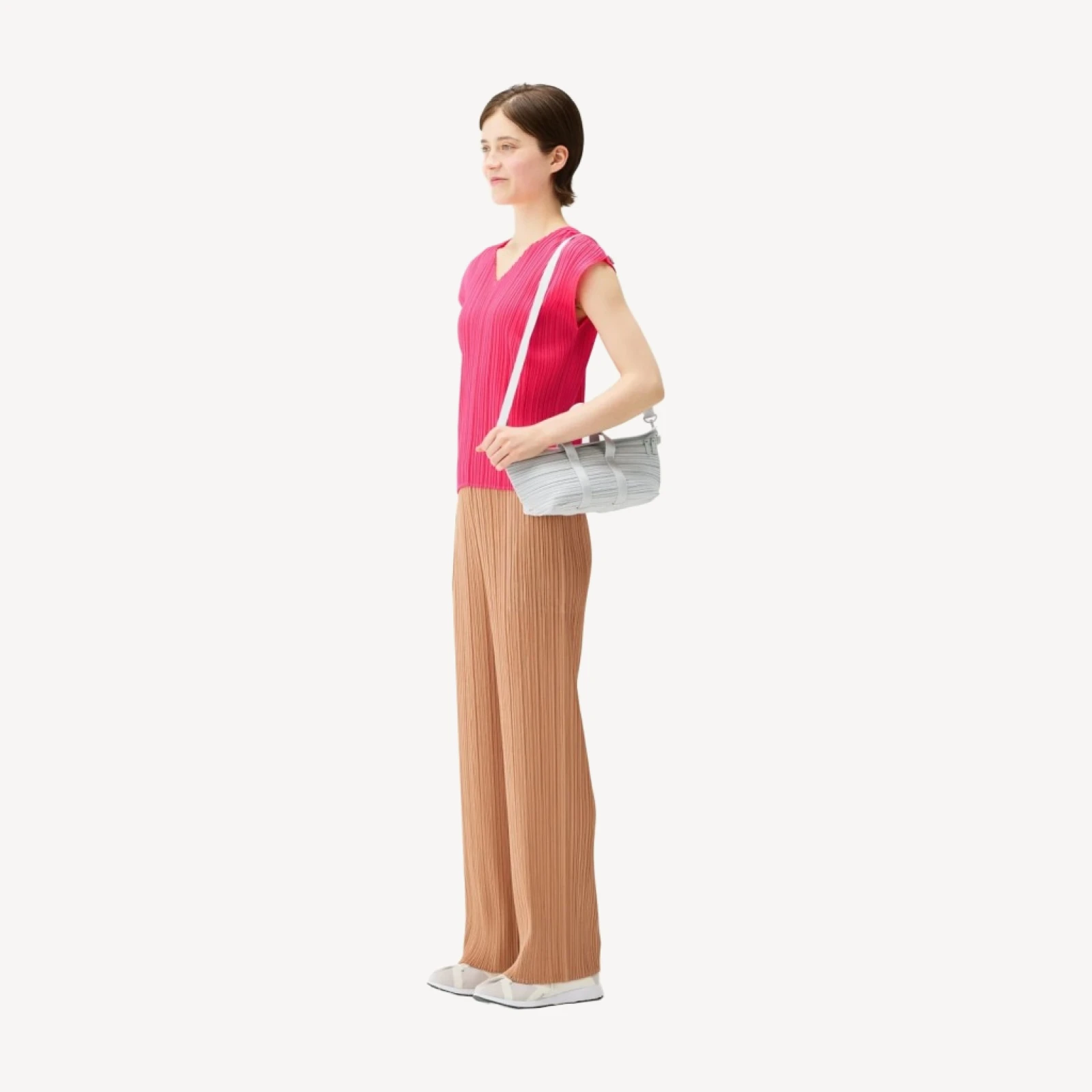 PLEATS BOSTON BAG