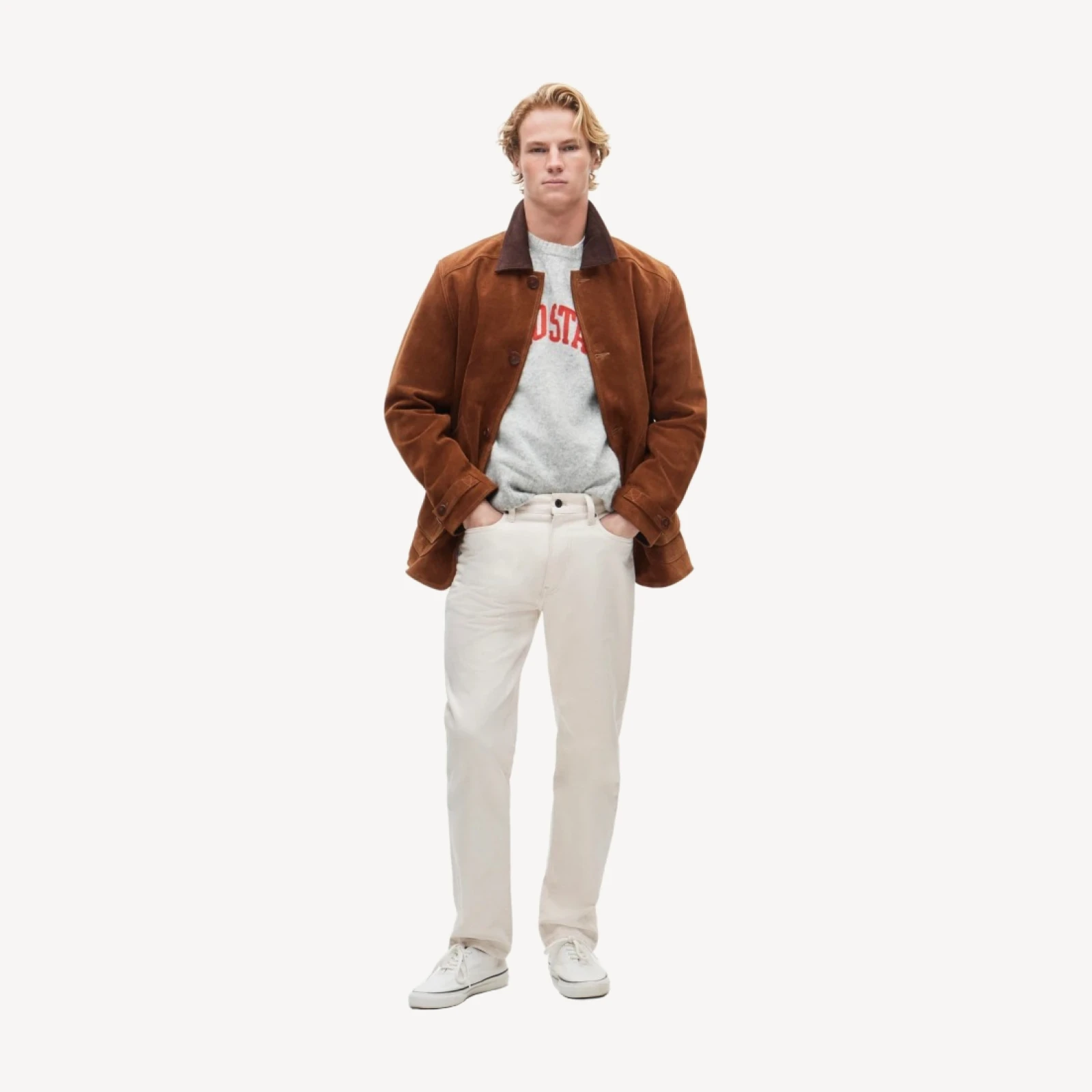 Men's Barn Jacket™ in Italian suede