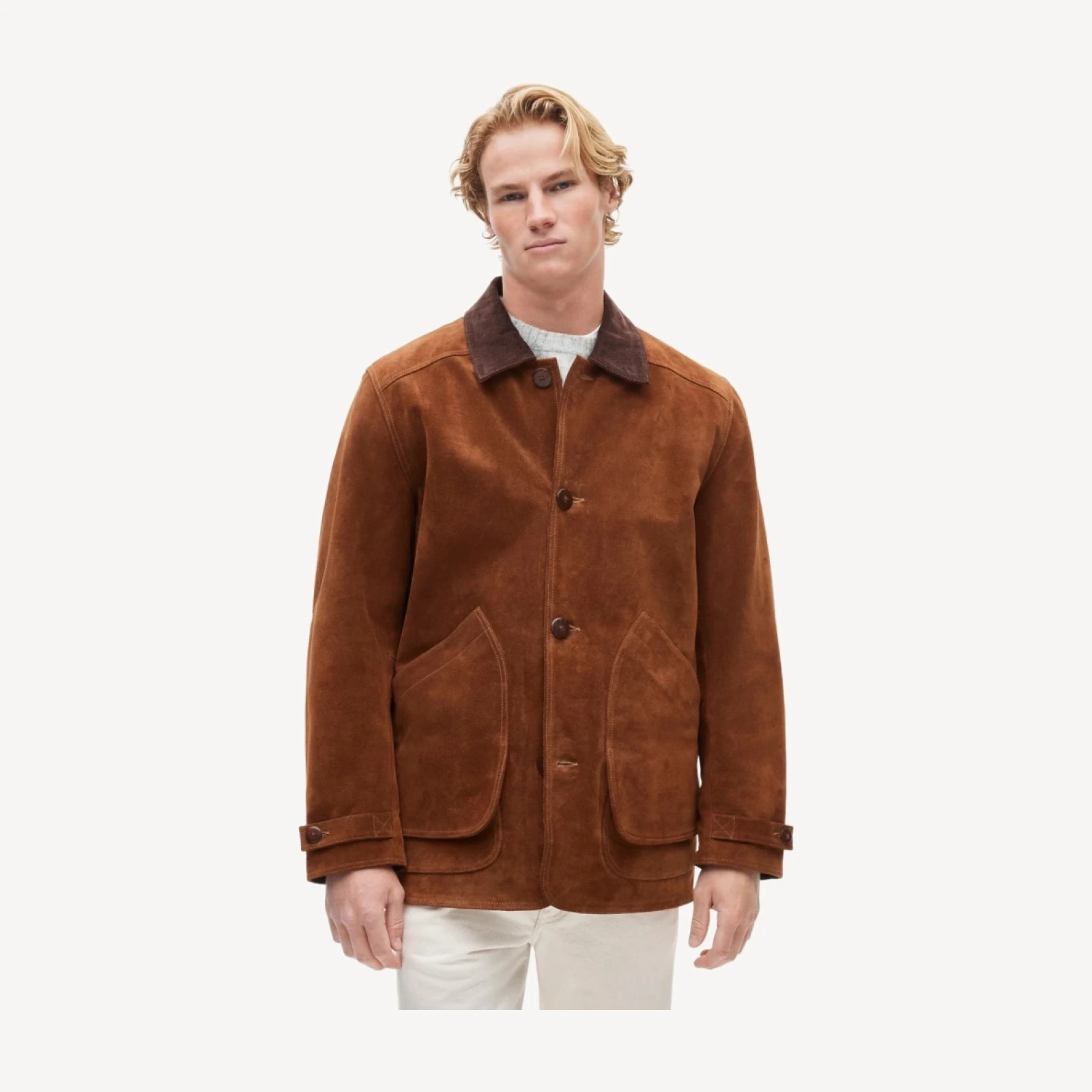 Men's Barn Jacket™ in Italian suede