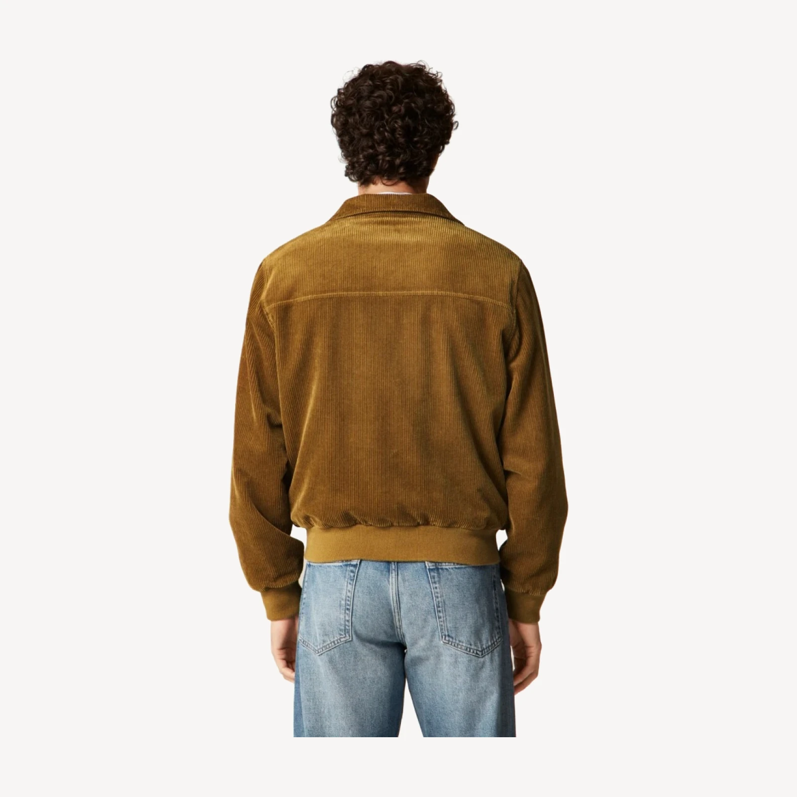 Corduroy jacket with wool-blend lining