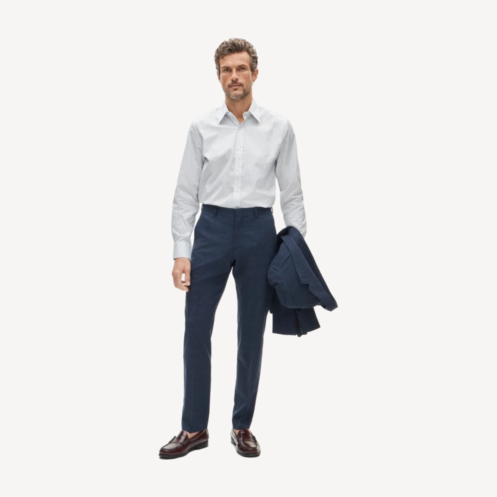 Ludlow Traveler Slim-fit suit pant in Italian stretch wool blend