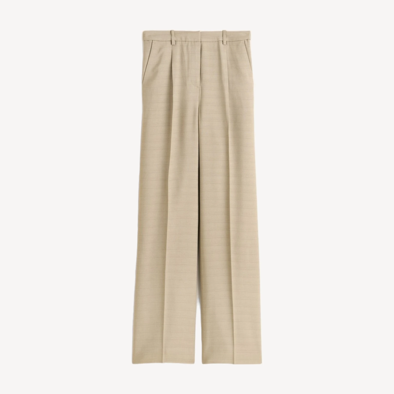 Essential wide-leg pant in luster canvas