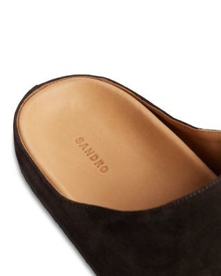 Sandro Men's Split Suede Mules