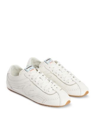 Sandro Women's Light Wave Leather Sneakers