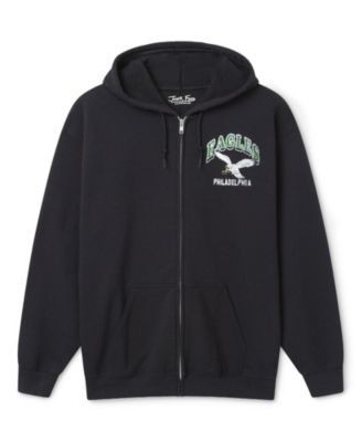 Junk Food Clothing Unisex Nfl Philadelphia Eagles City Edition Crest Zip Up Hoodie