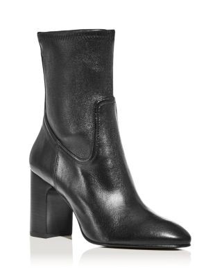 Stuart Weitzman Women's Mulberry Stretch Leather Ankle Boots