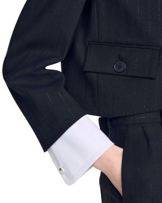 Sandro Stand Collar Short Jacket