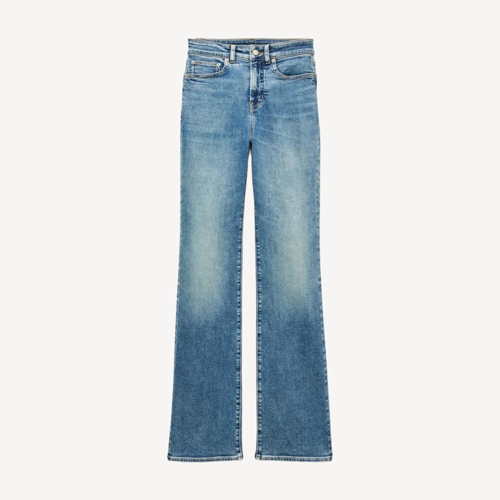 Bootcut jean in super-stretch