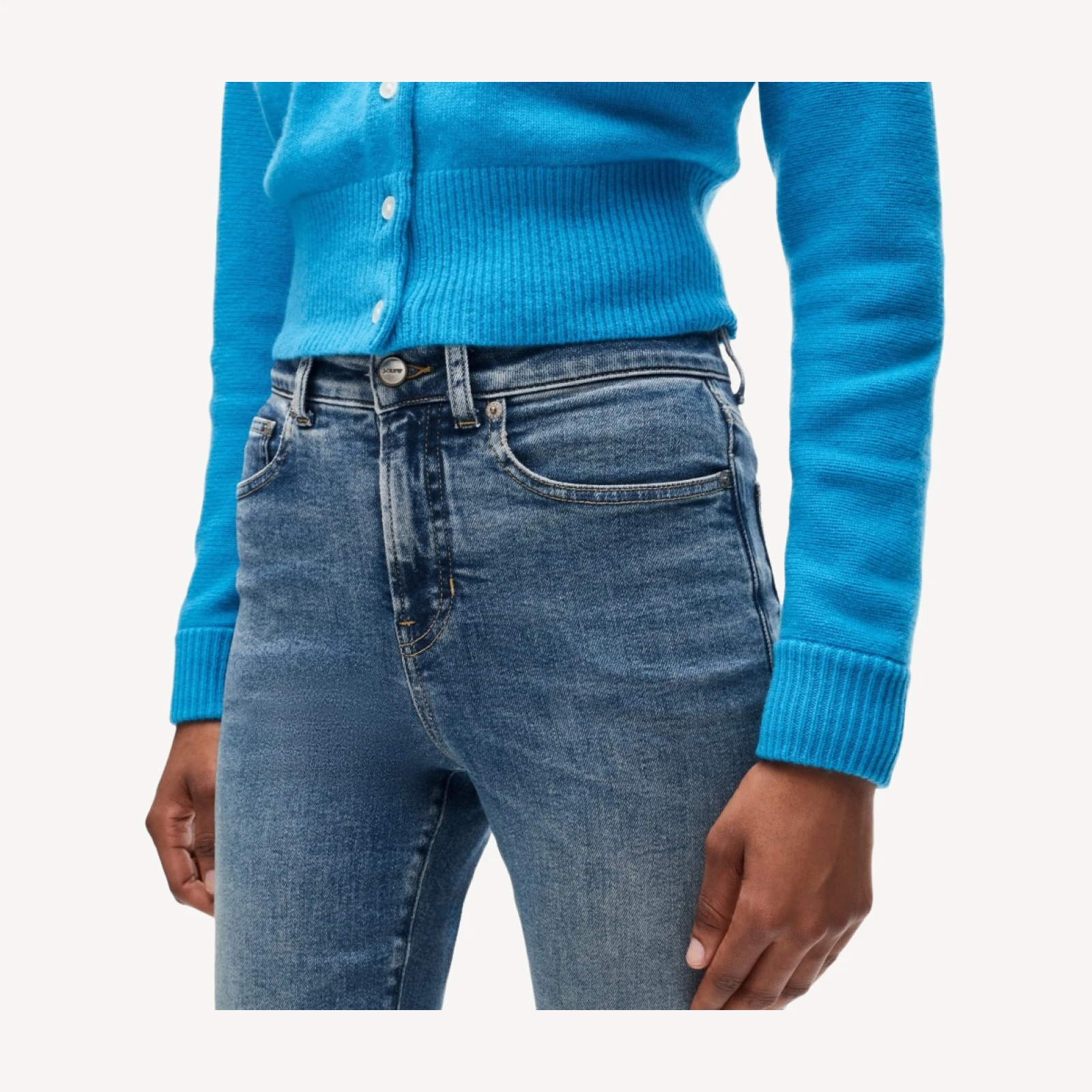 Bootcut jean in super-stretch