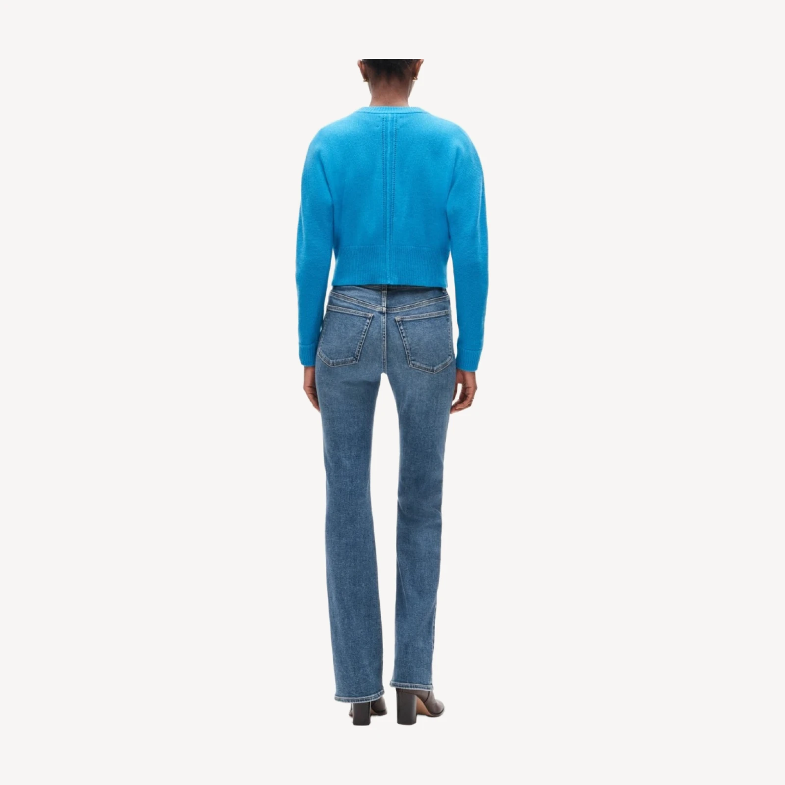 Bootcut jean in super-stretch