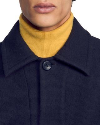 Sandro Blouson Wool Blend Worker Jacket