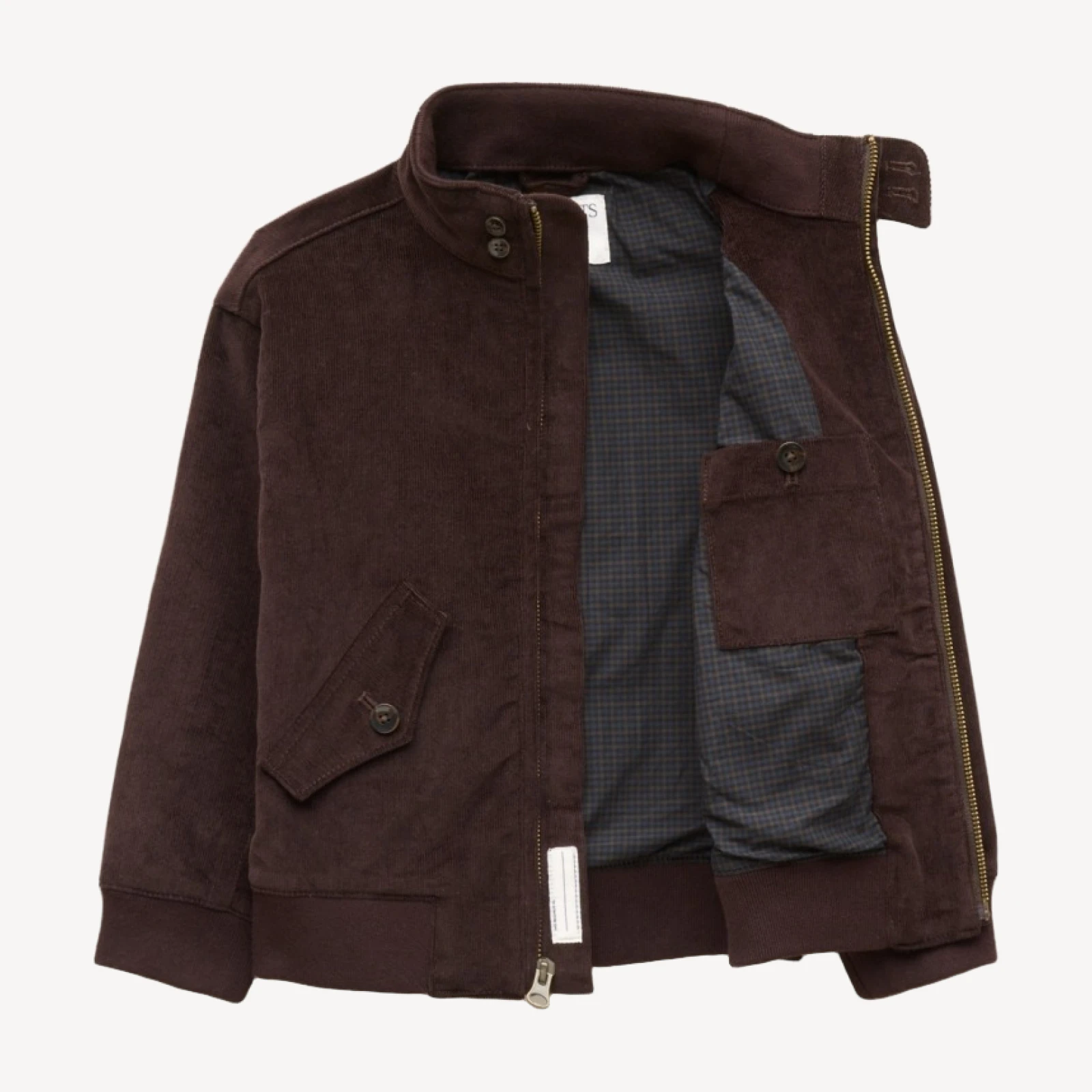 Kids' Harrington jacket in corduroy