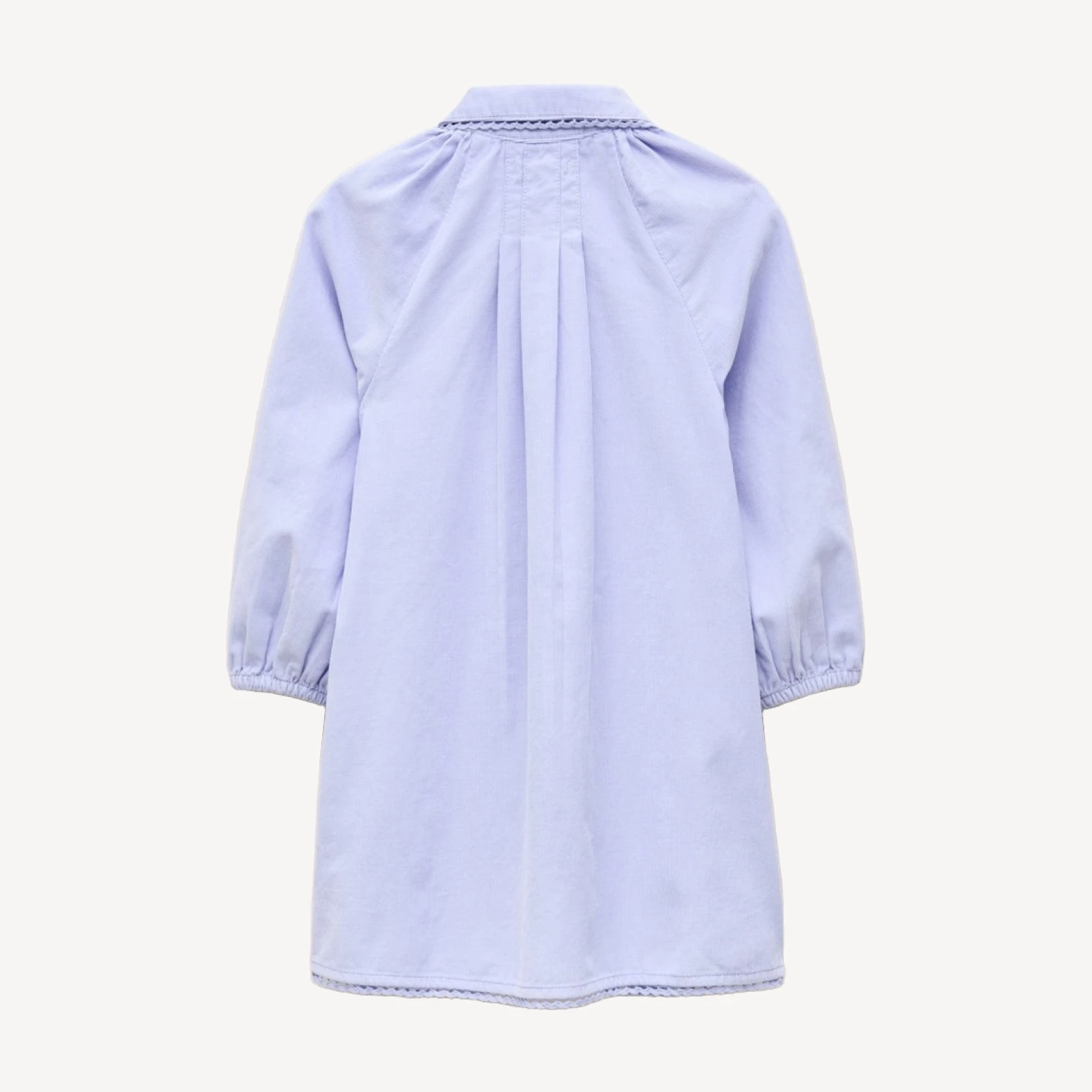 Girls' collared corduroy dress