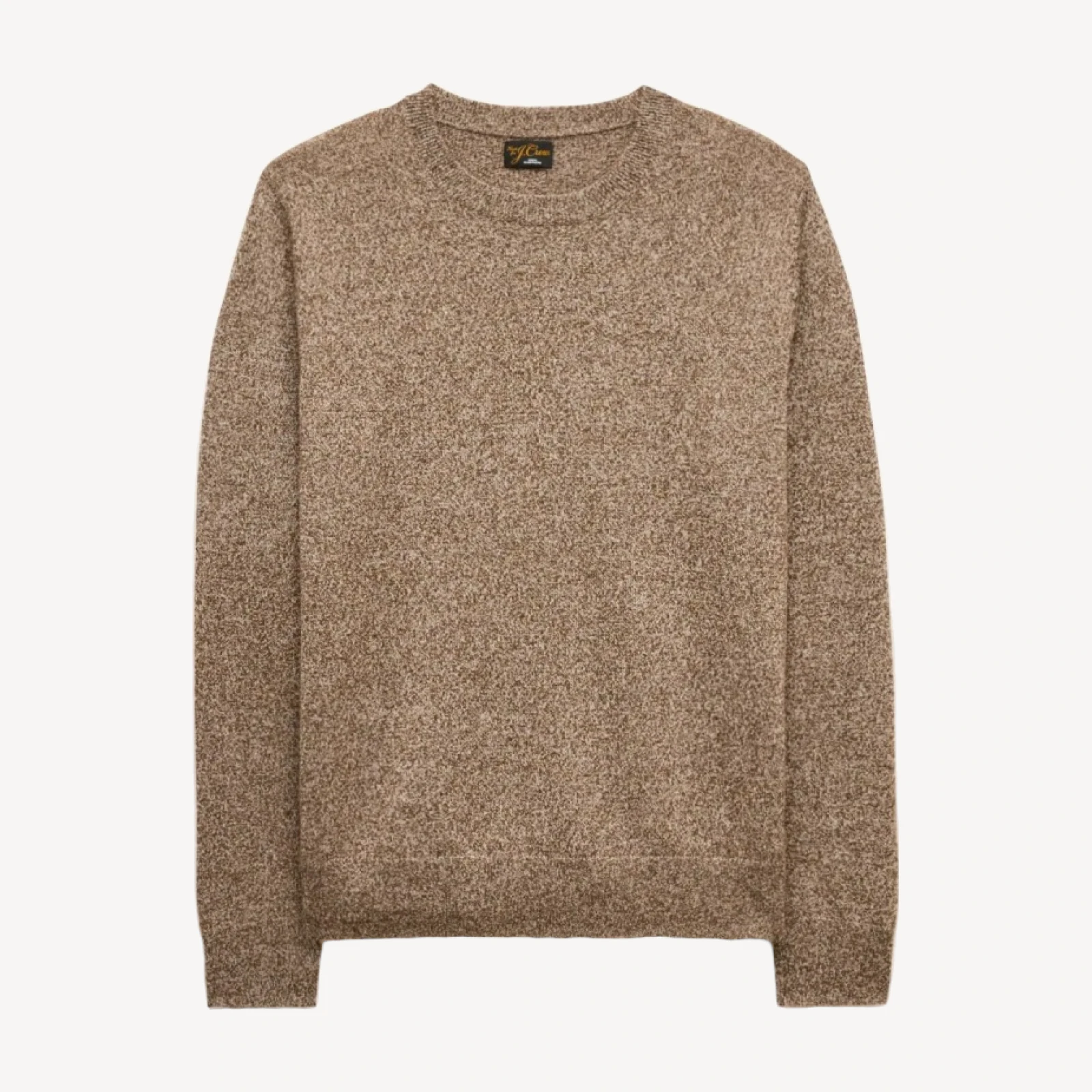 Marled cashmere crewneck sweater