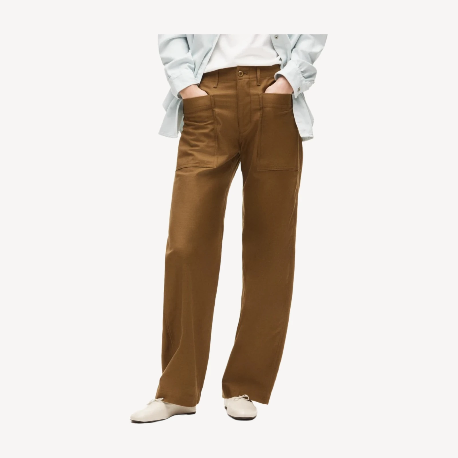 Zoe barrel pant with utility pockets