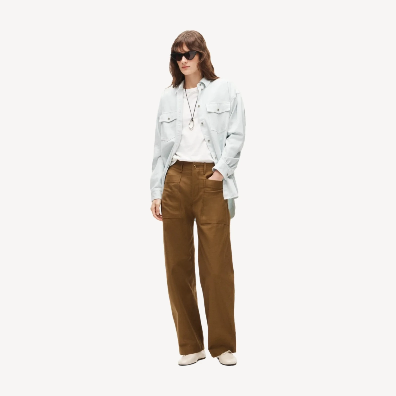 Zoe barrel pant with utility pockets