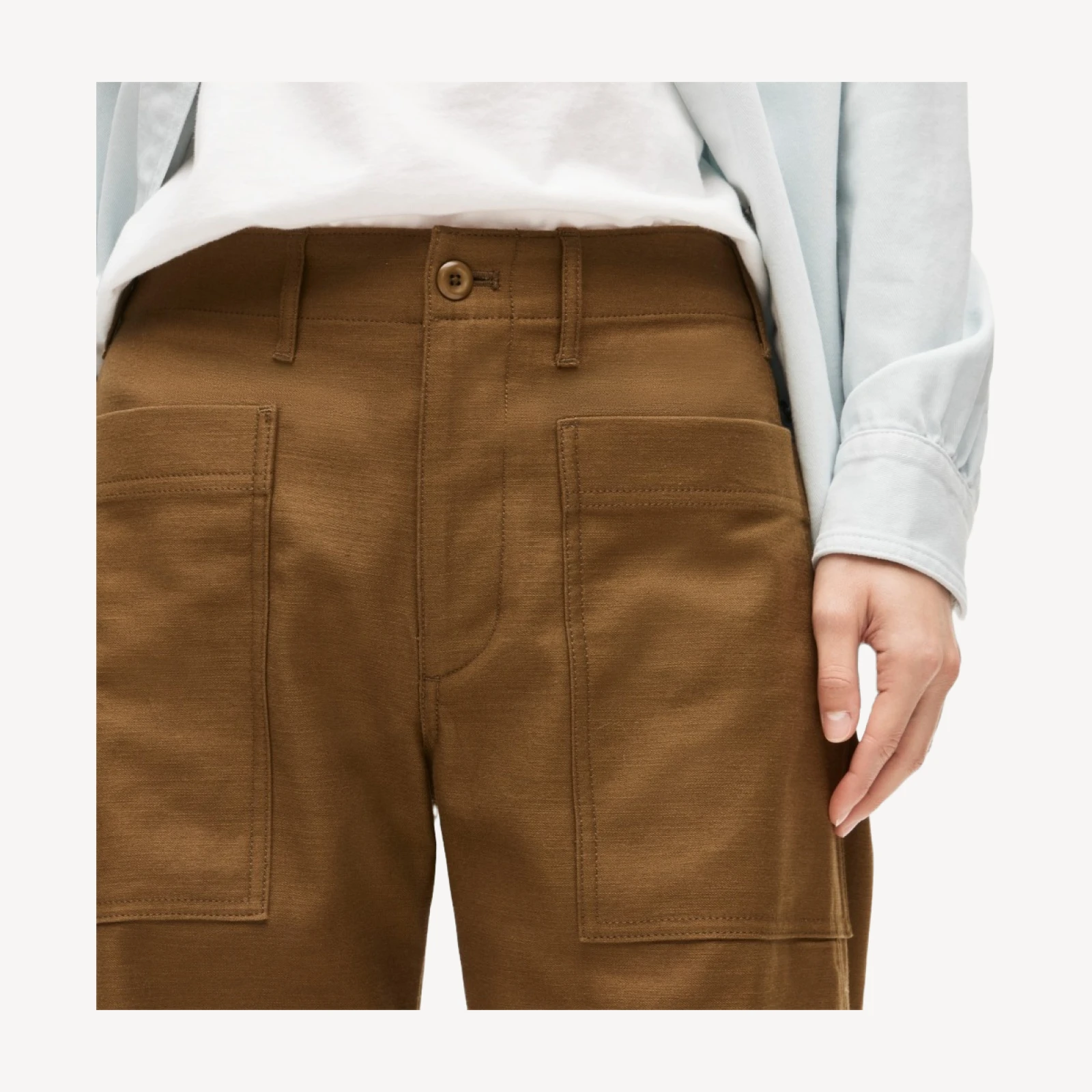 Zoe barrel pant with utility pockets