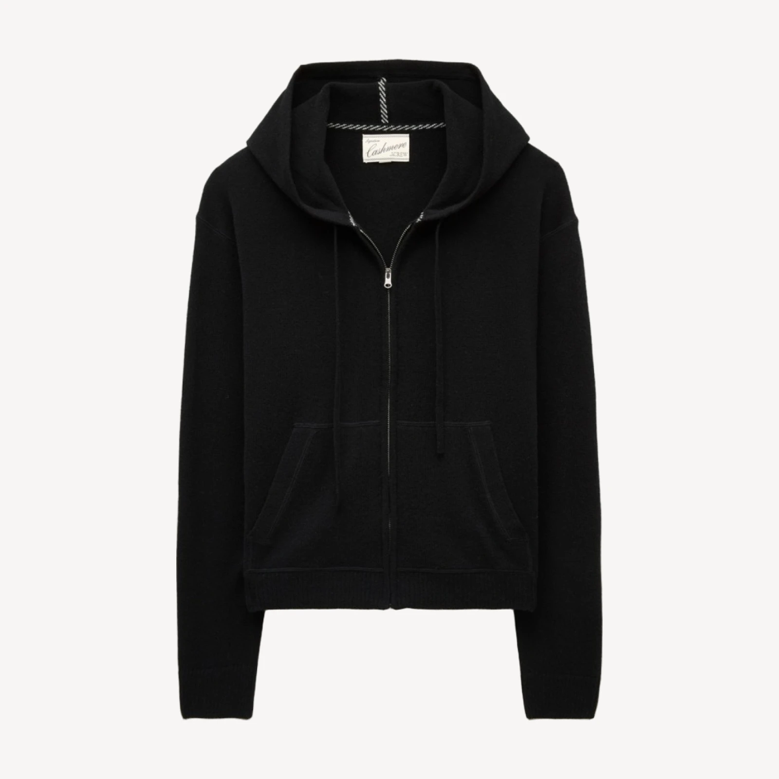 Cashmere full-zip hoodie