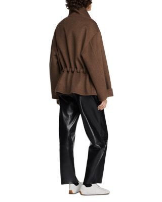 Sandro Whitney Wool Blend Jacket