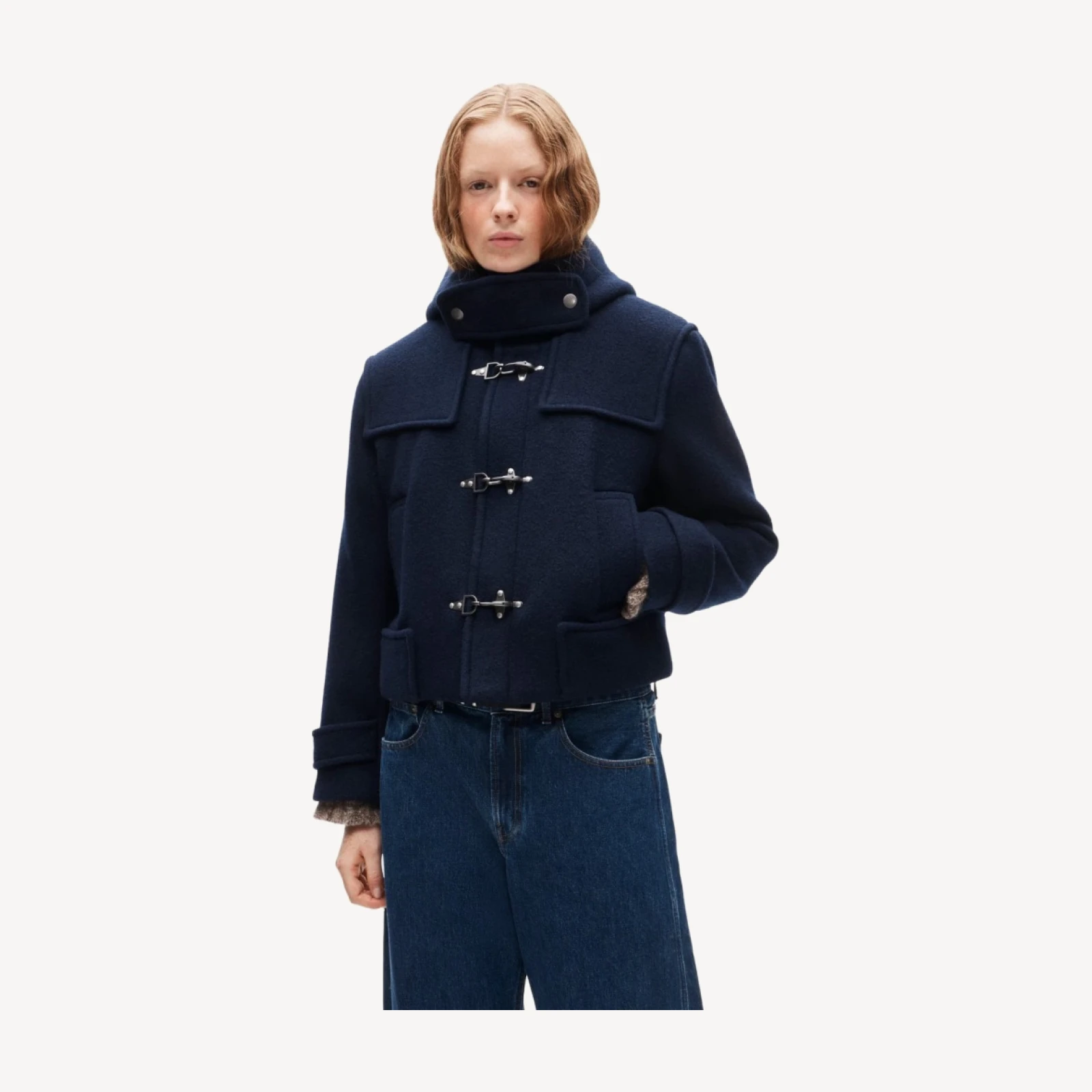 Eckhaus Latta x J.Crew duffle coat