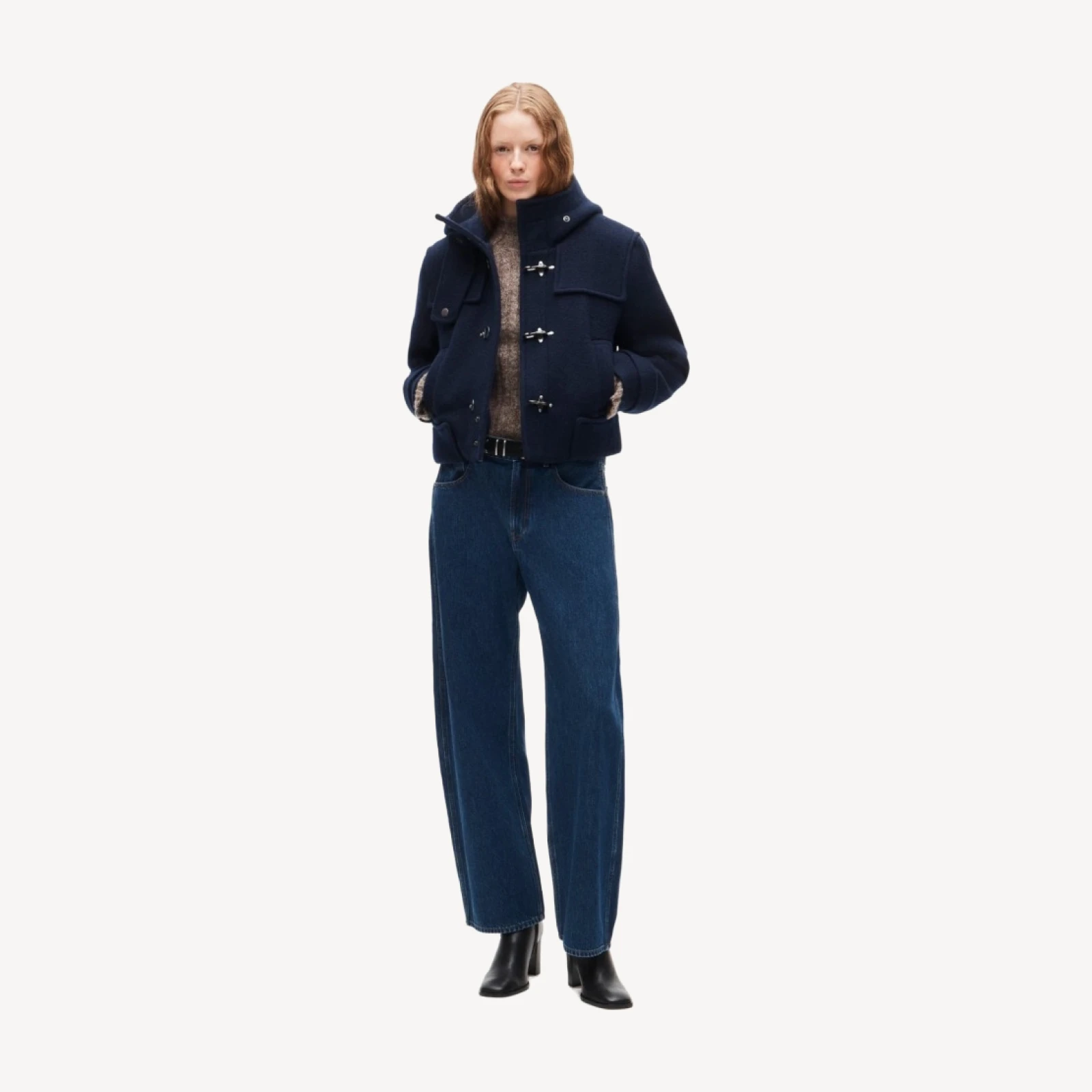 Eckhaus Latta x J.Crew duffle coat
