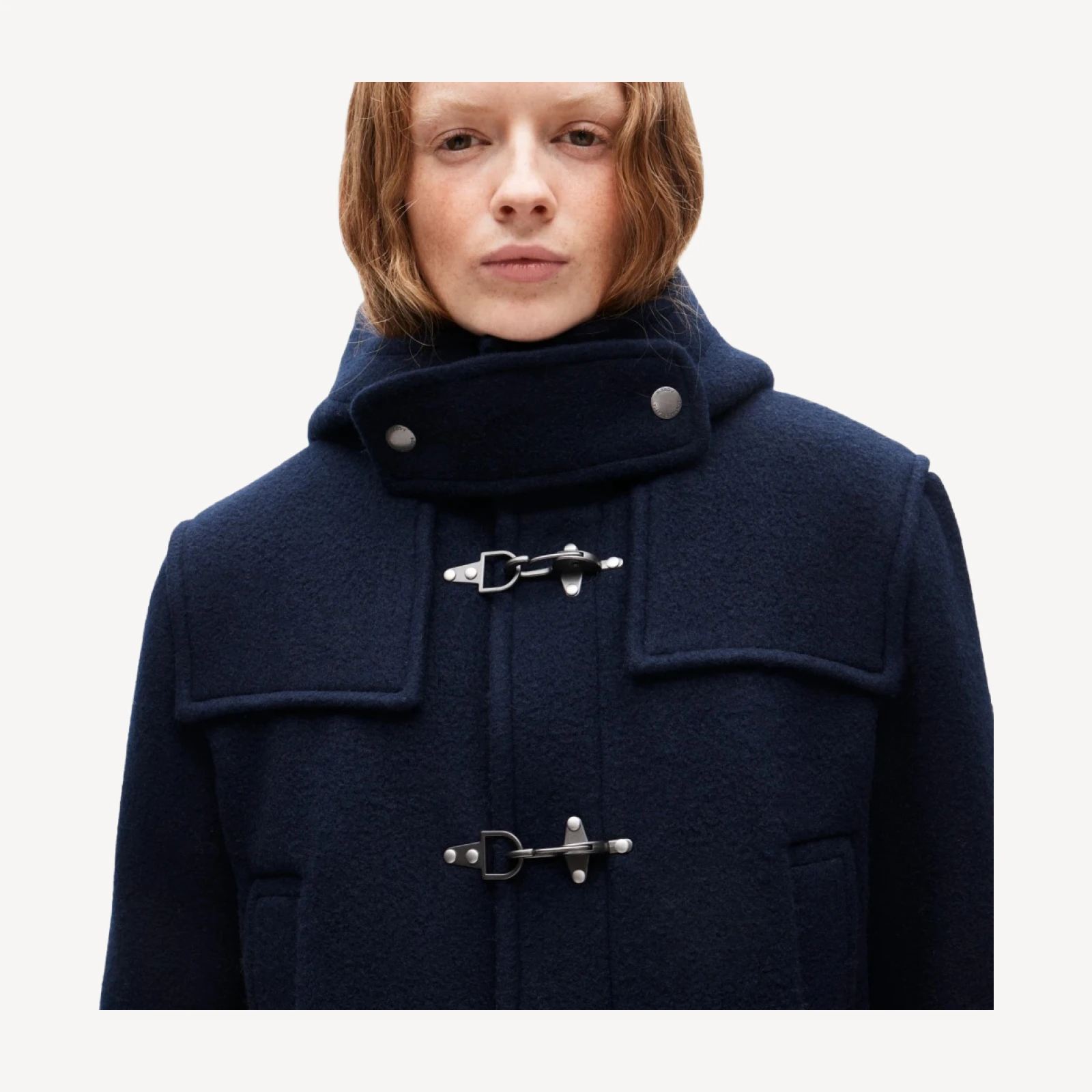 Eckhaus Latta x J.Crew duffle coat