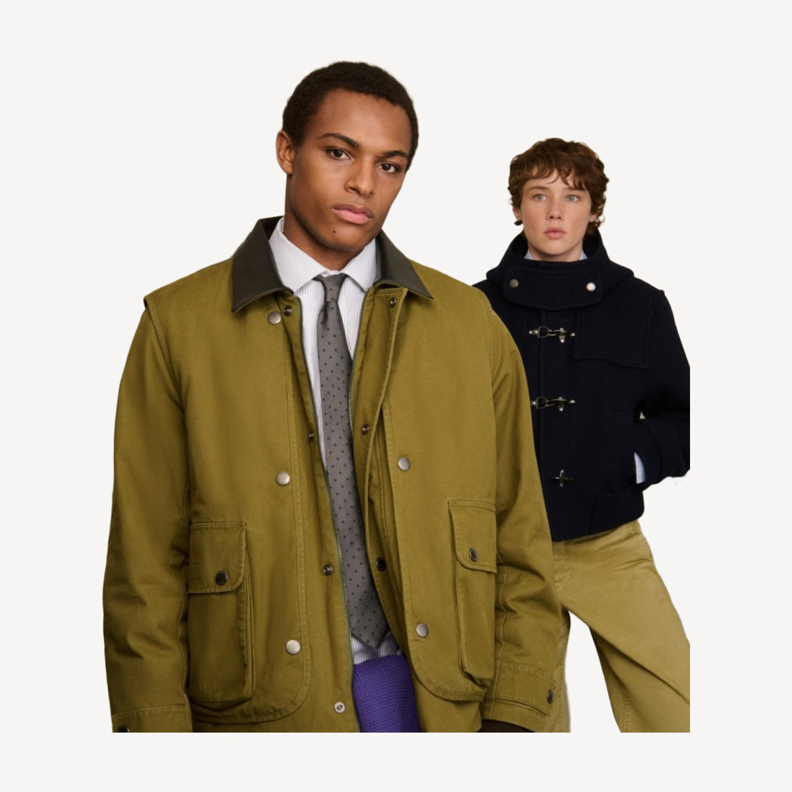 Eckhaus Latta x J.Crew duffle coat