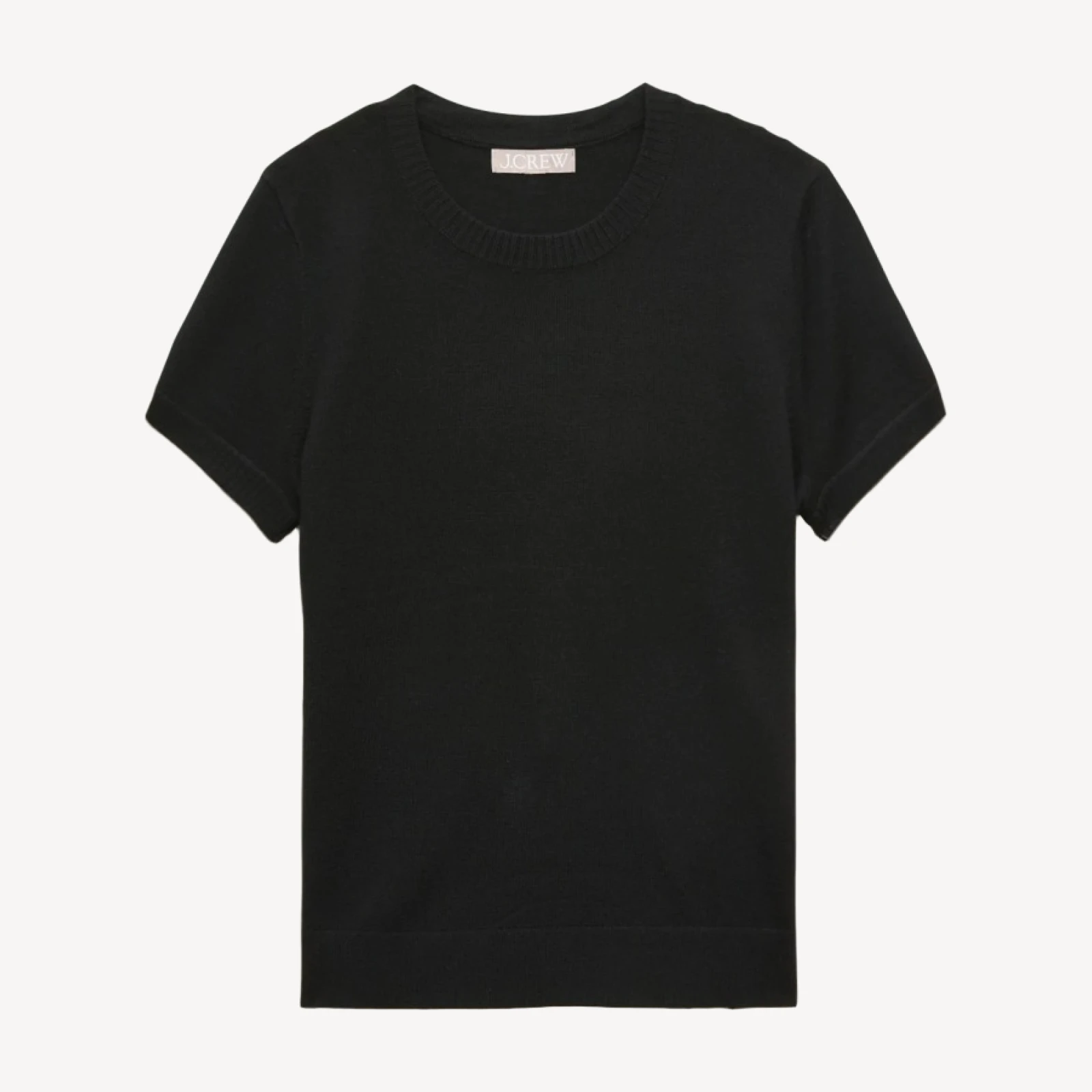 Sweater-tee in merino wool blend