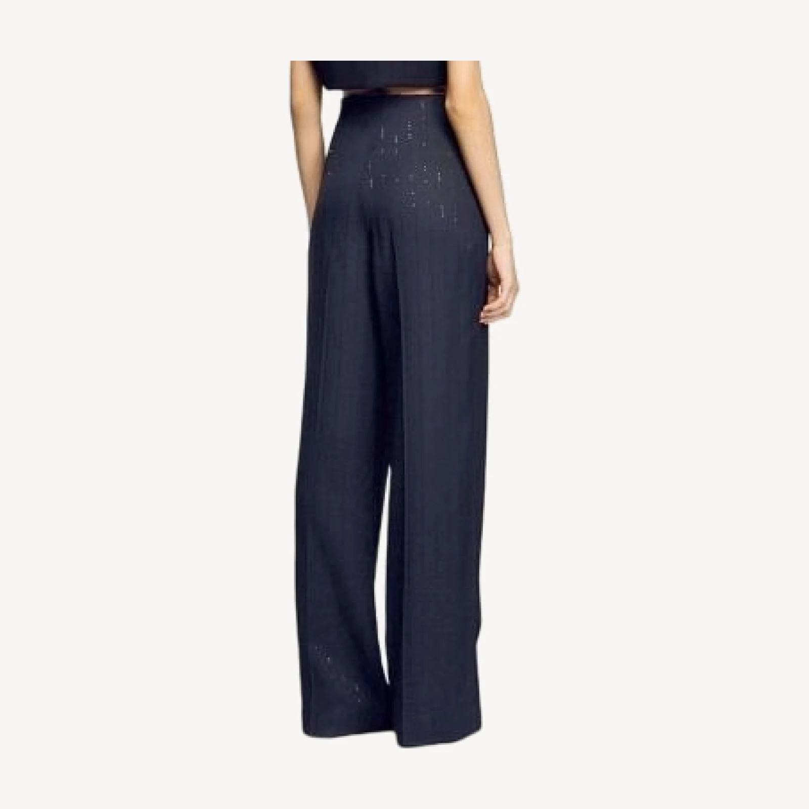 Sandro Sequin Suit Pants