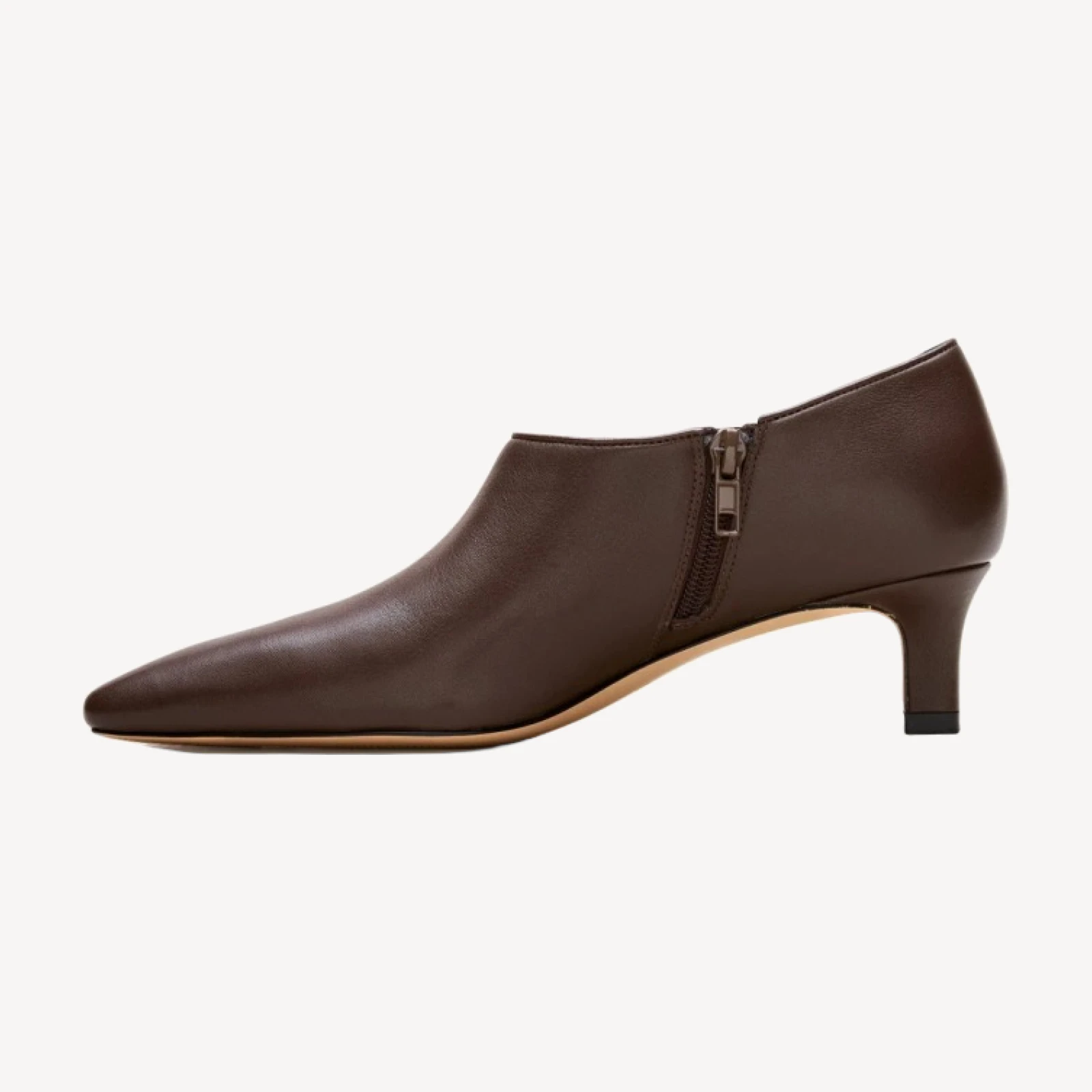 Sylvie low ankle boots in leather