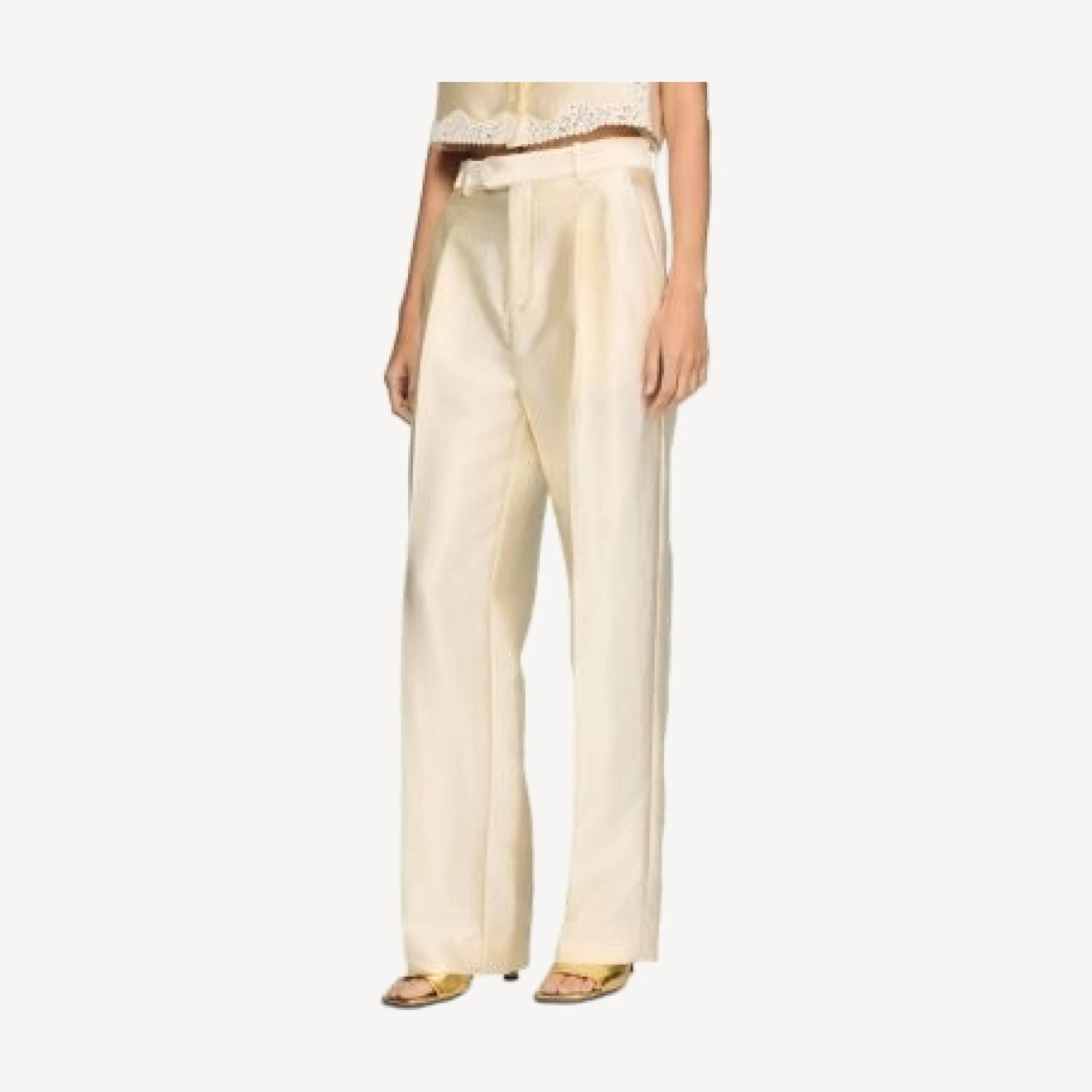Sandro Satin Trousers