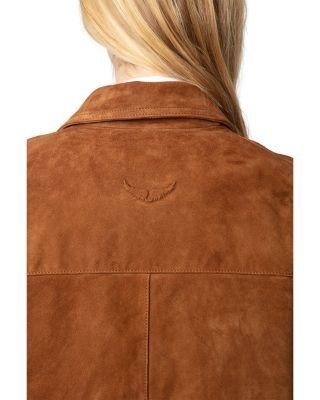 Zadig & Voltaire Lessa Suede Jacket