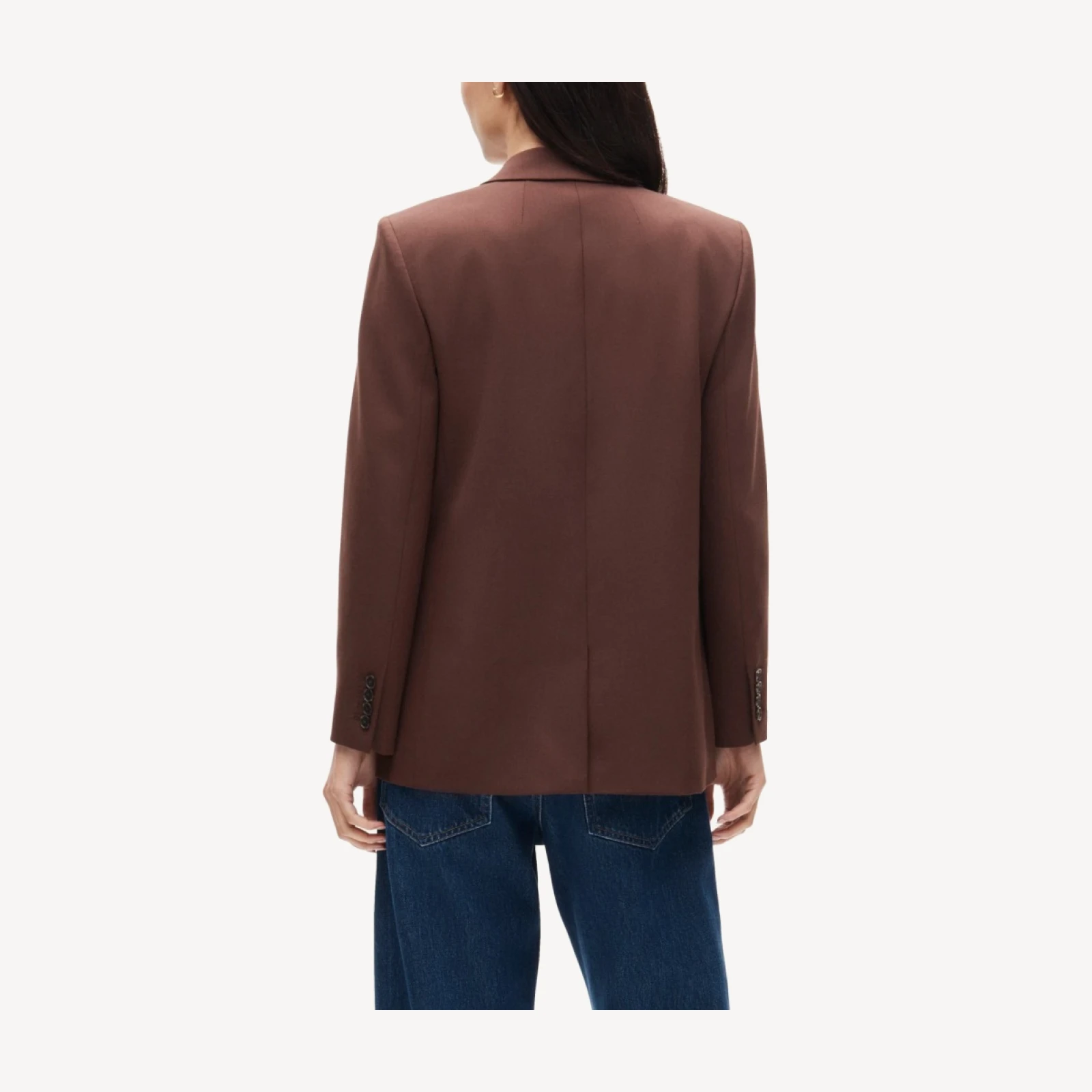 Agnes blazer in lightspun wool blend