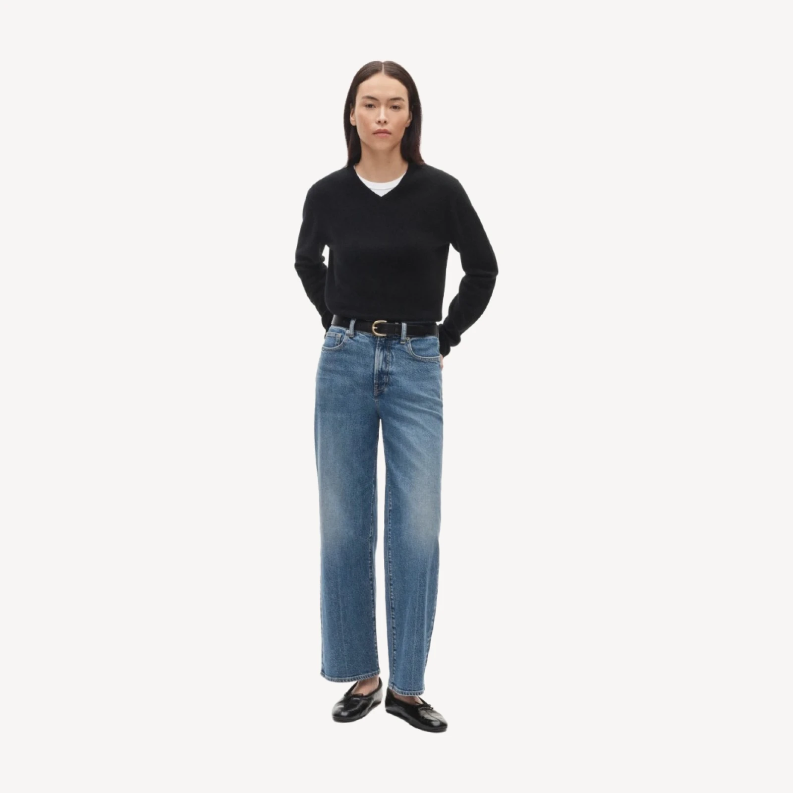 Slim-wide jean