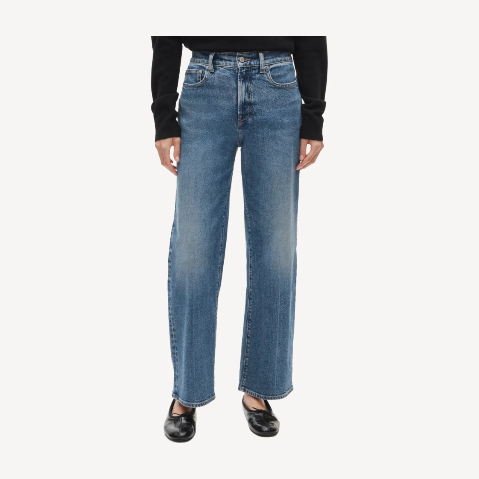 Slim-wide jean