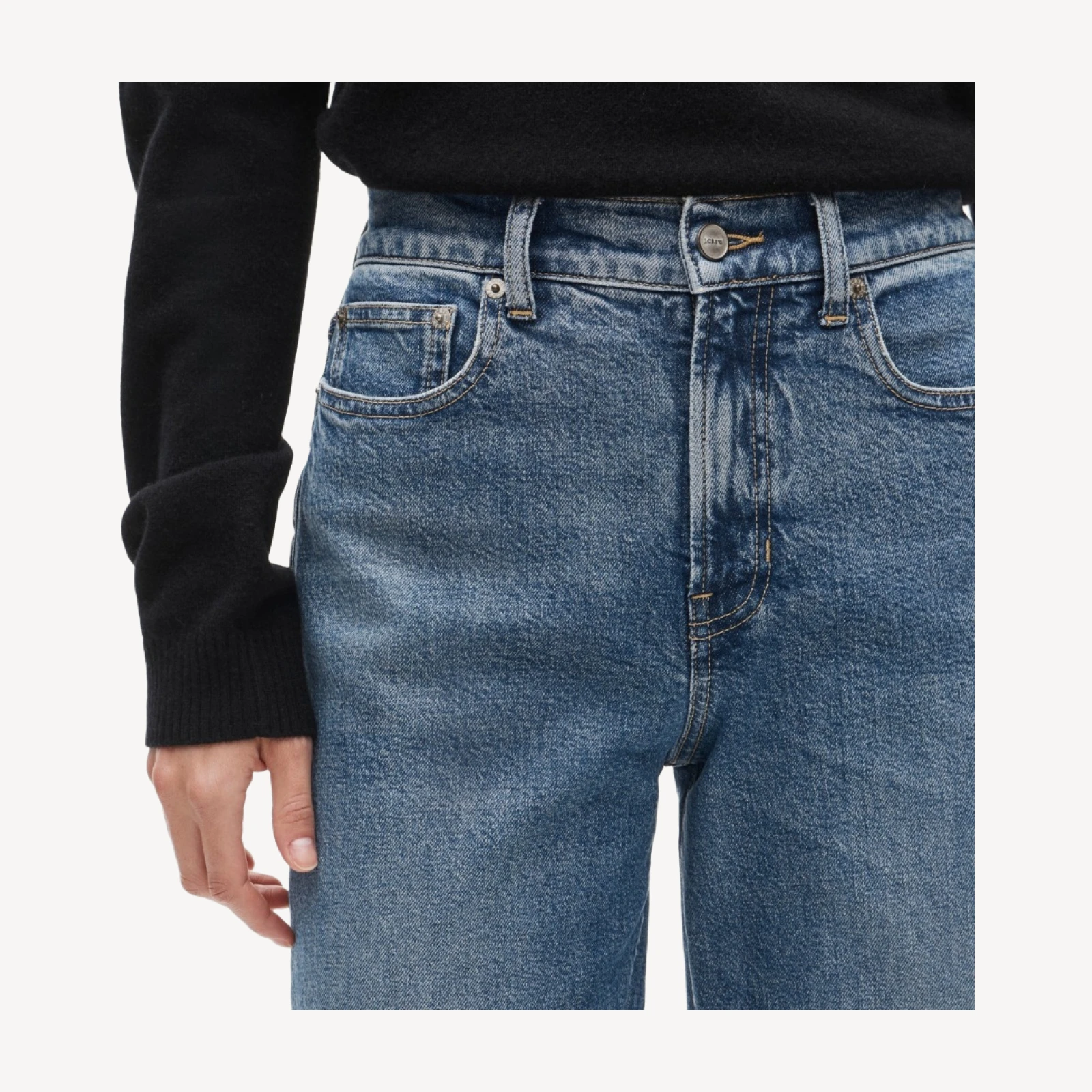 Slim-wide jean