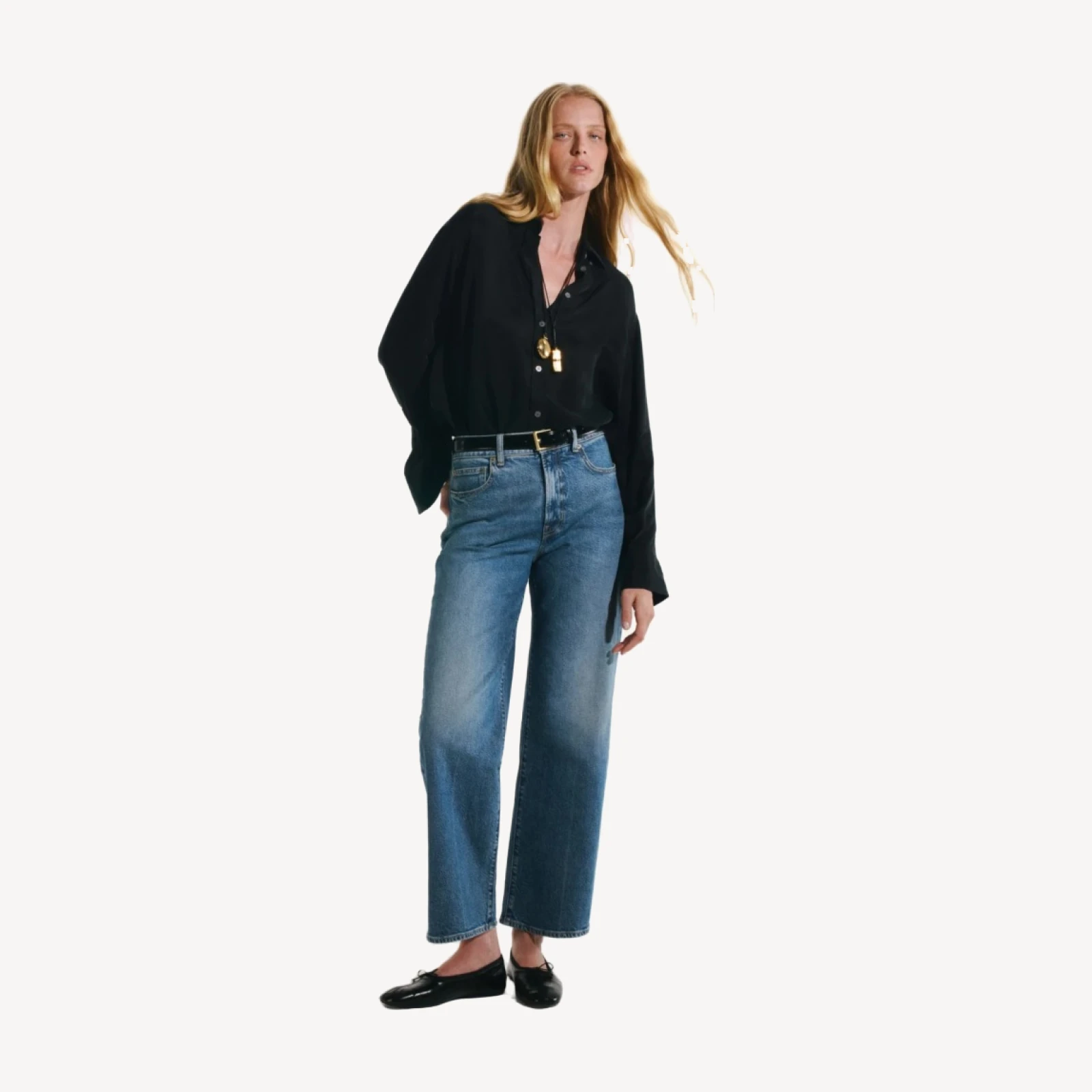 Slim-wide jean